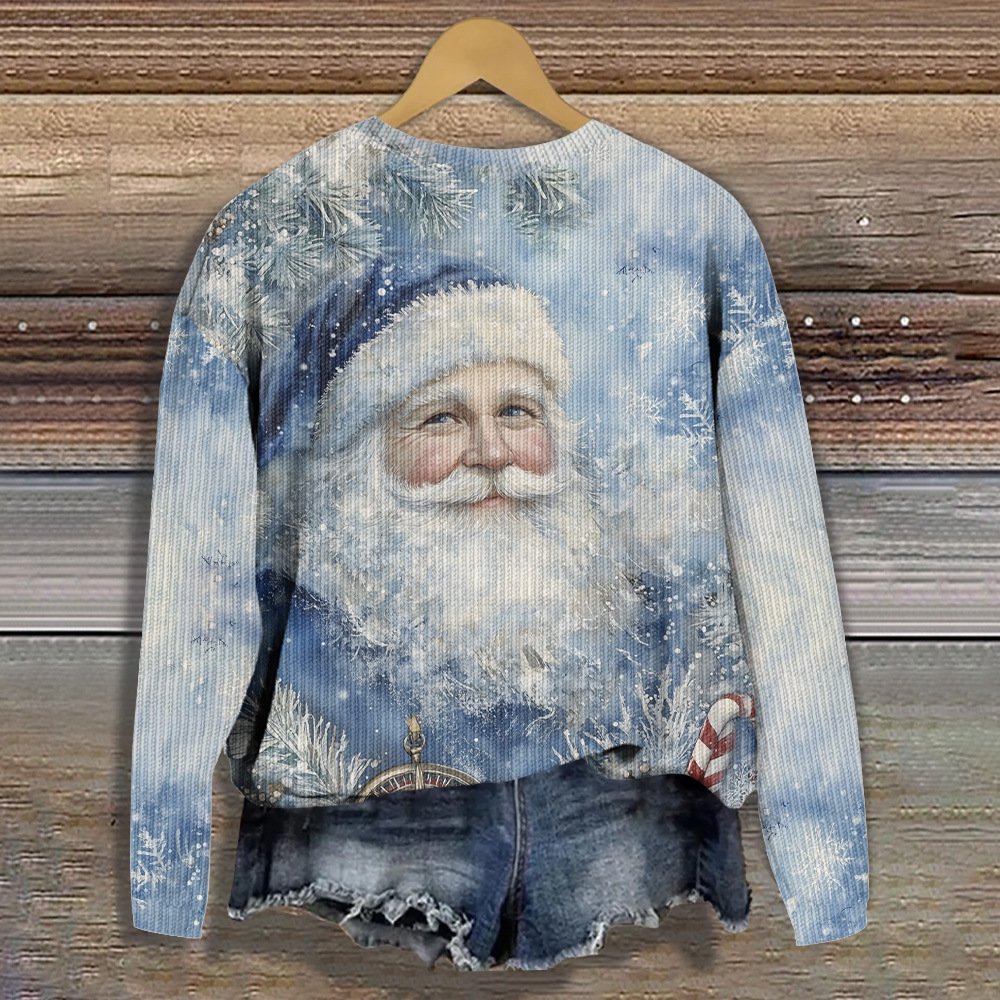 Christmas Santa Claus Knitted Christmas Casual Sweater