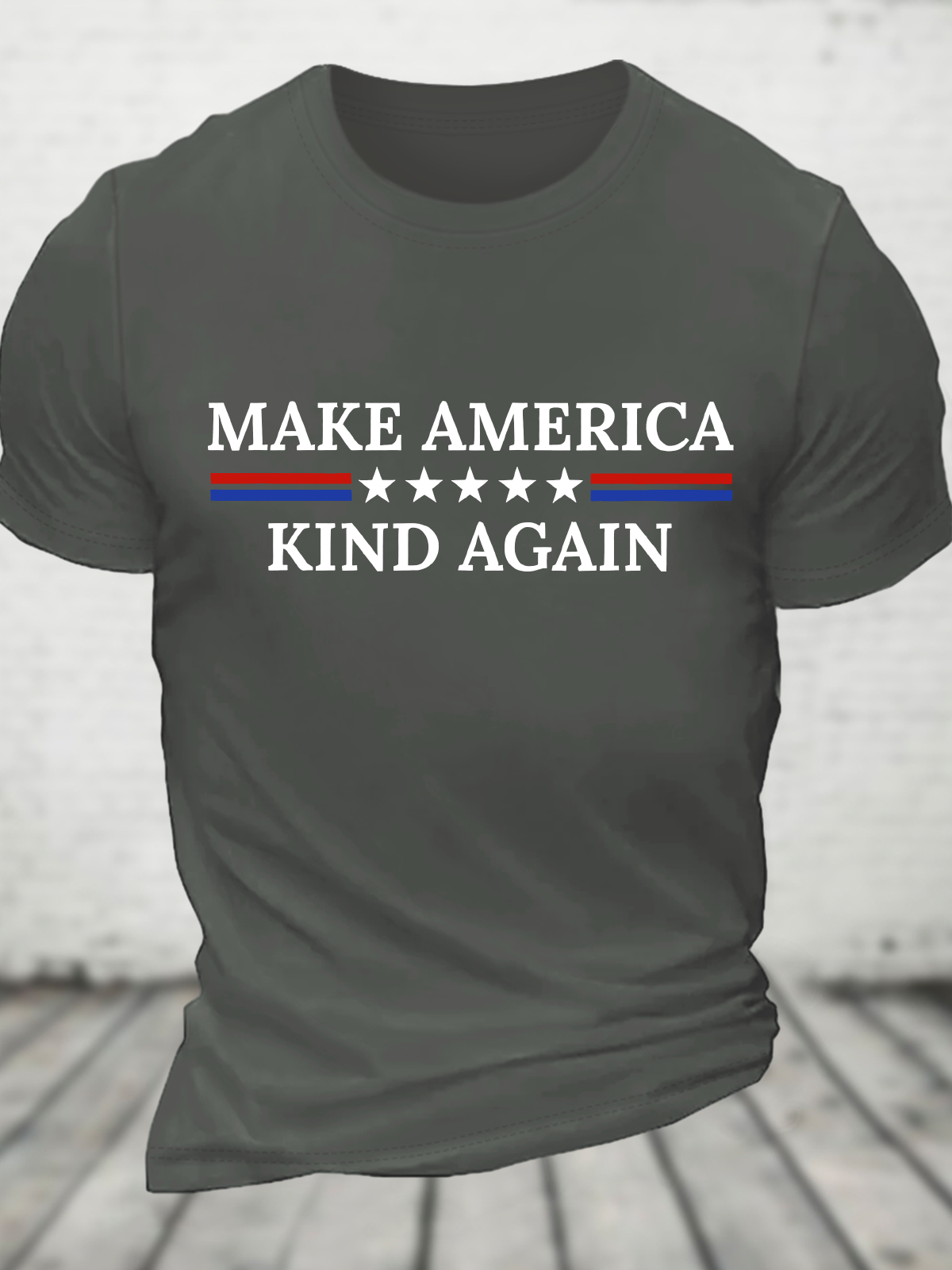 Make America Kind Again Cotton T-Shirtw