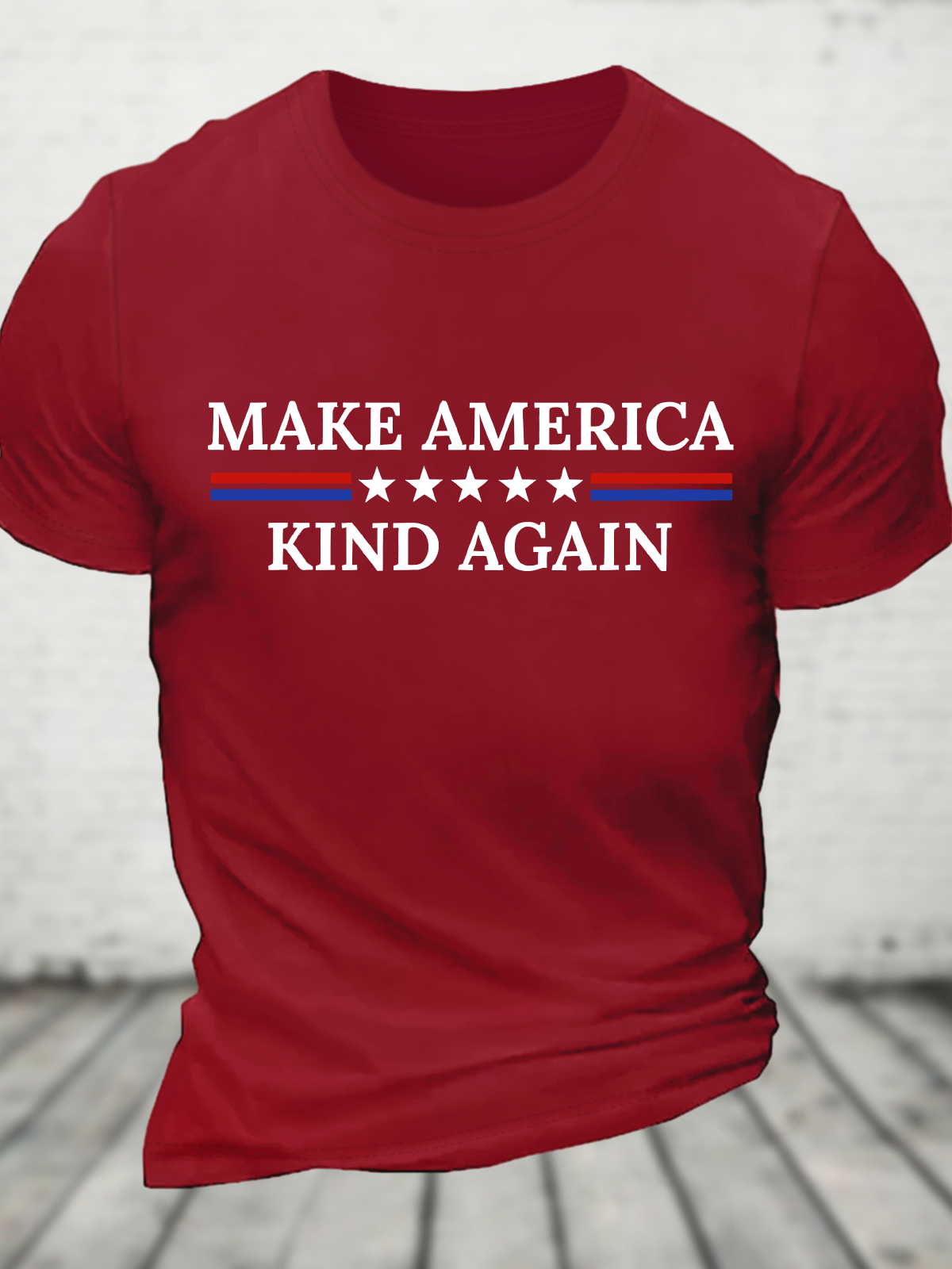 Make America Kind Again Cotton T-Shirtw