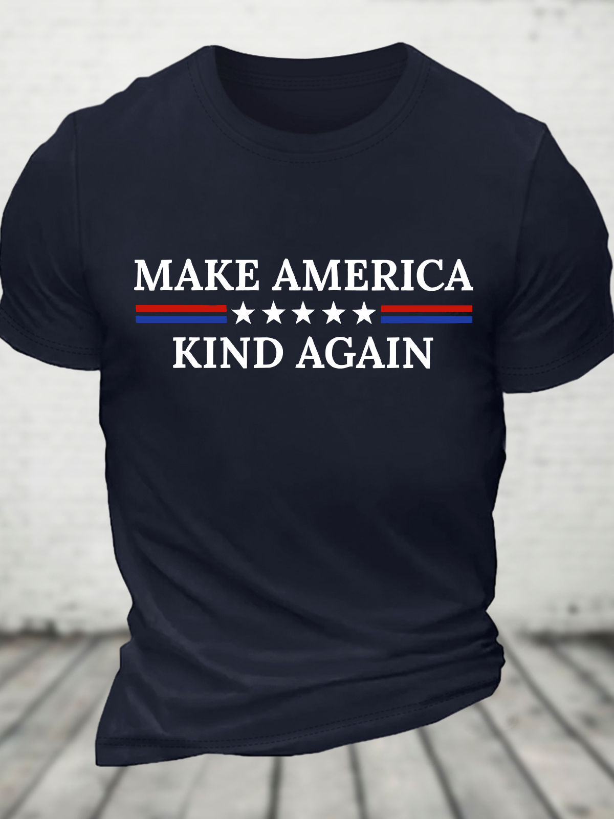 Make America Kind Again Cotton T-Shirtw