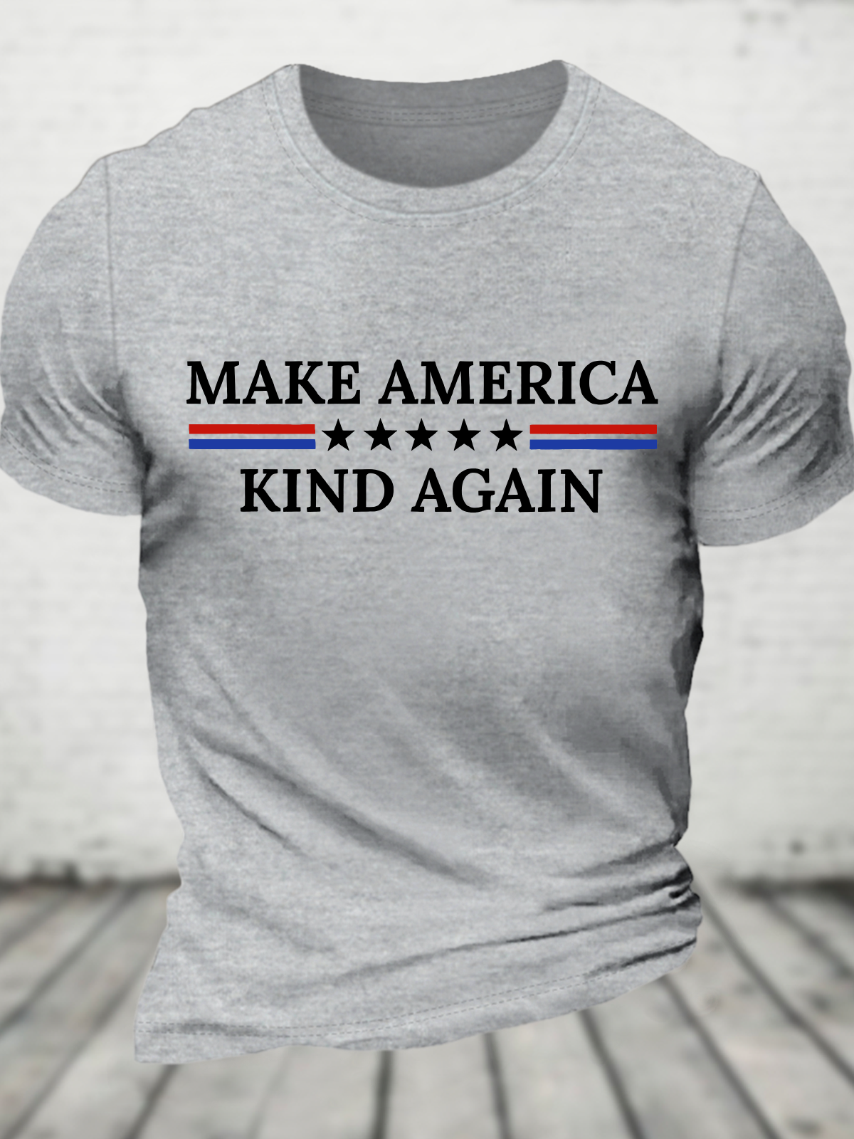 Make America Kind Again Cotton T-Shirtw