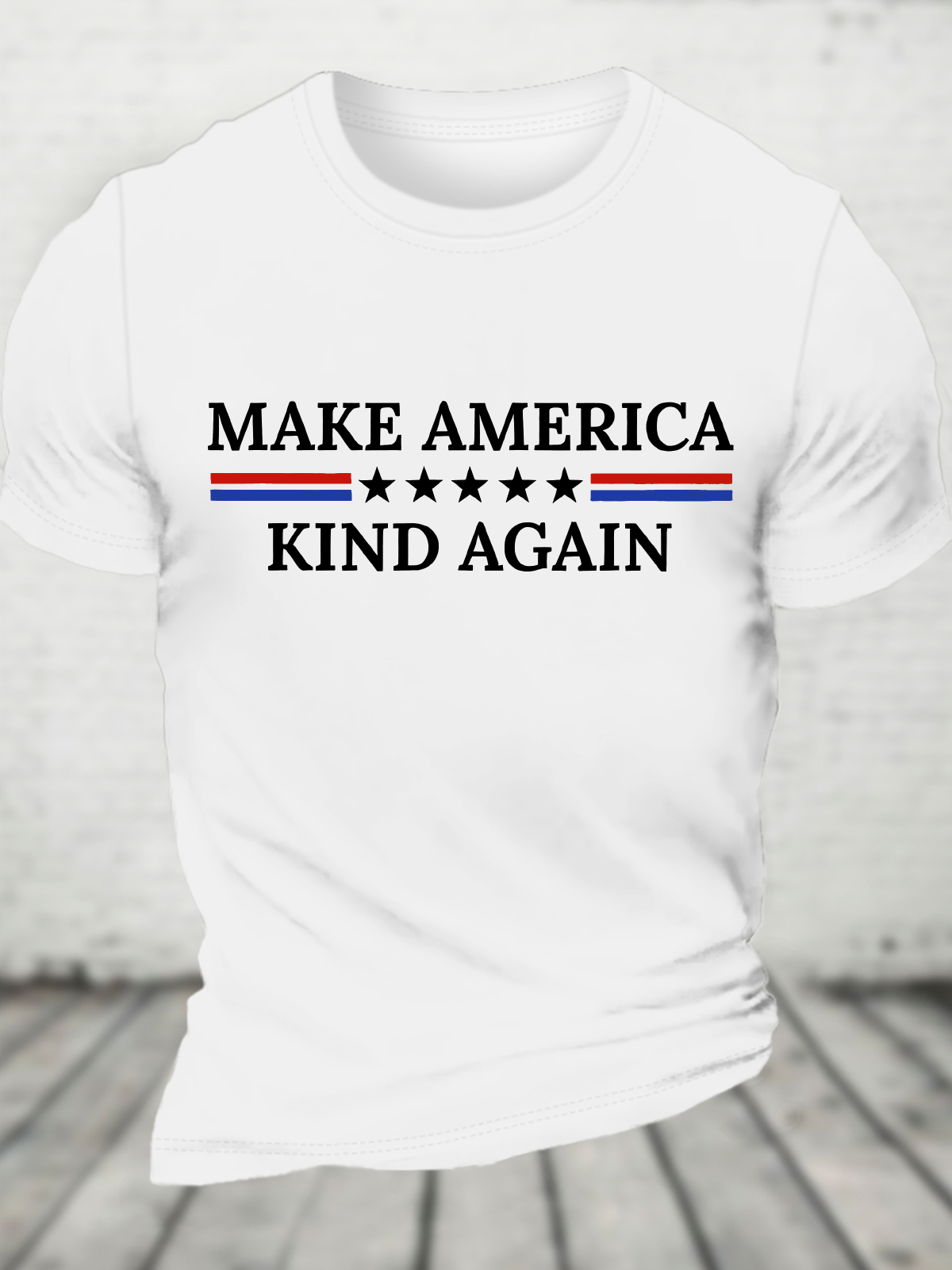 Make America Kind Again Cotton T-Shirtw