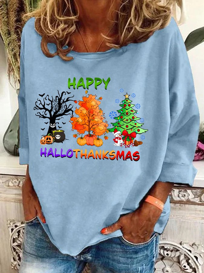 Hallothanksmas Casual Sweatshirt