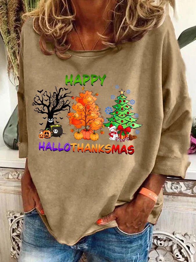 Hallothanksmas Casual Sweatshirt