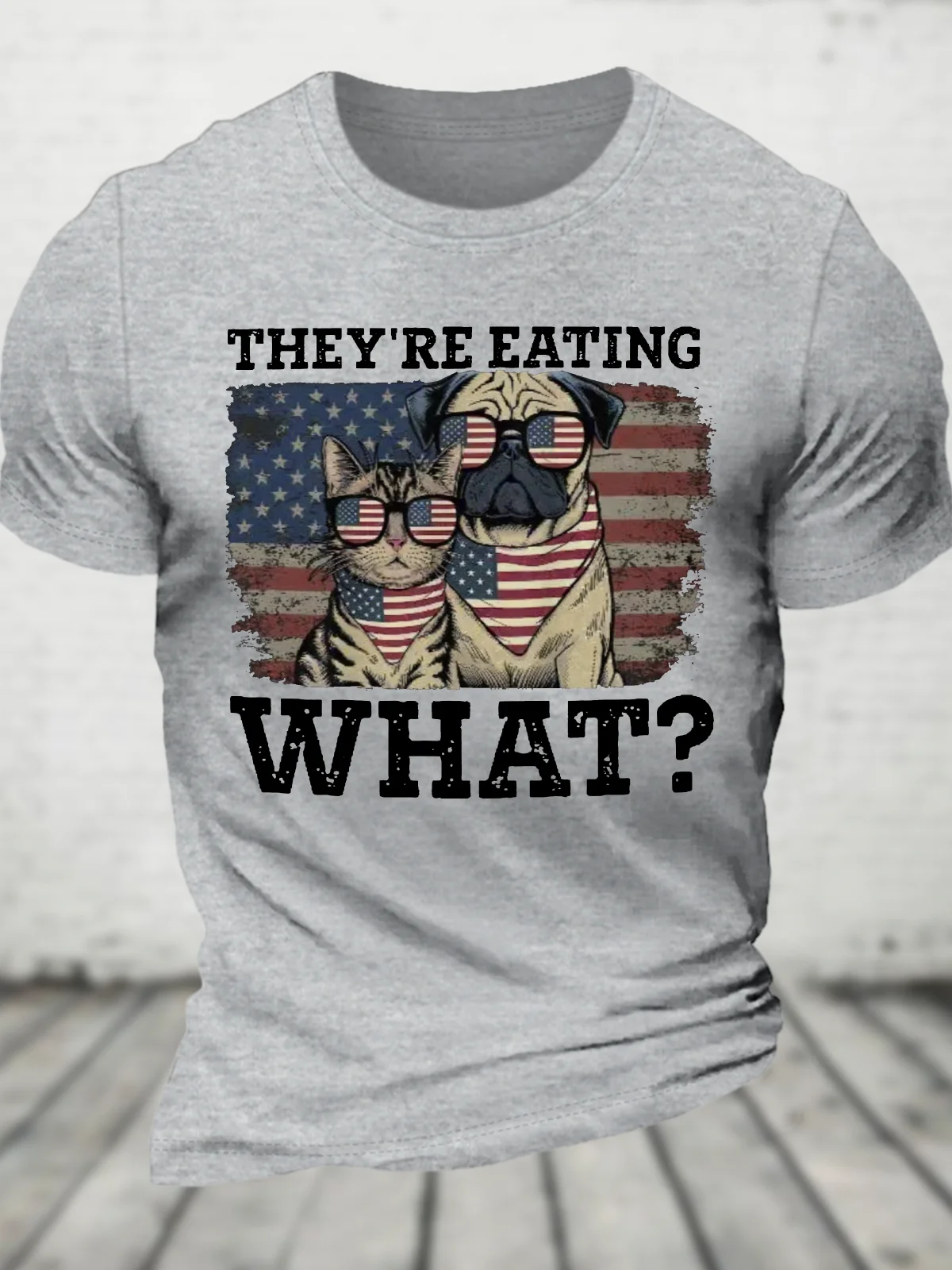 They're Eating The Dogs Cats Pets Save Our Pets Trump 2024 Cotton T-Shirt