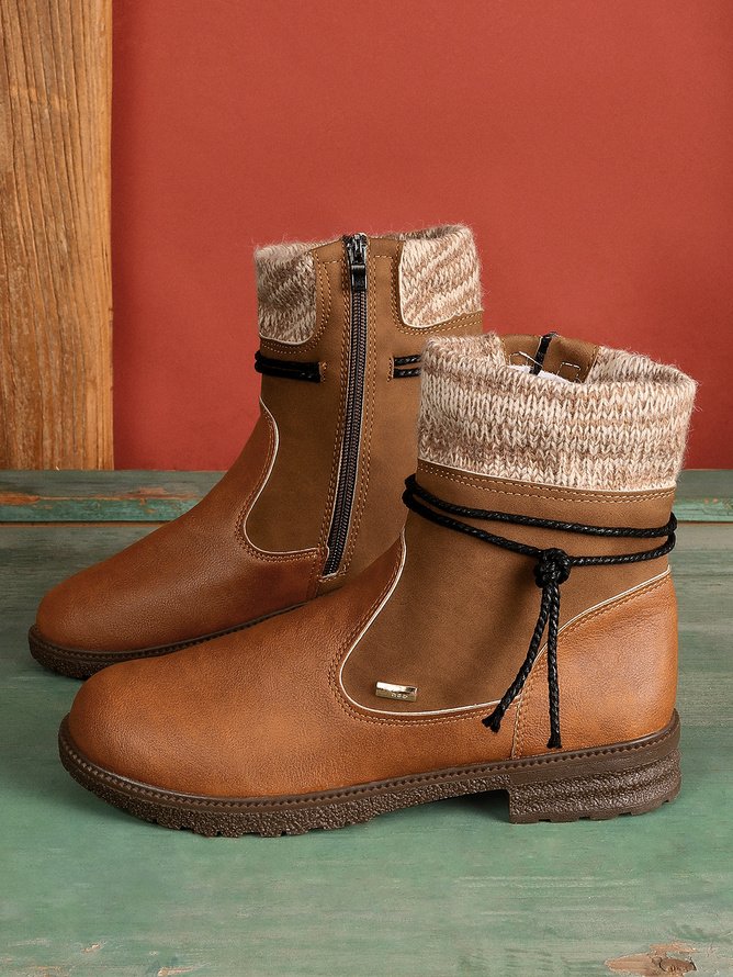 Daily Winter Flat Heel Boots