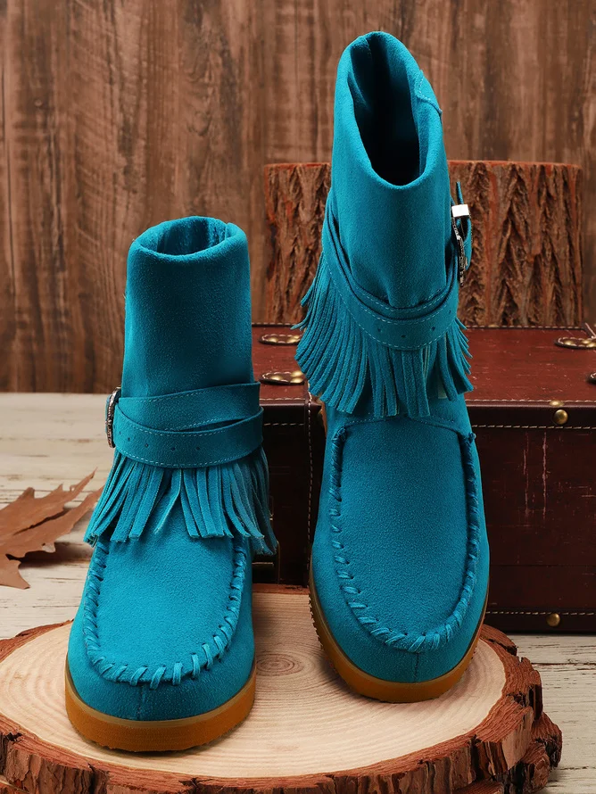 Winter Pu Cotton-Padded Boots