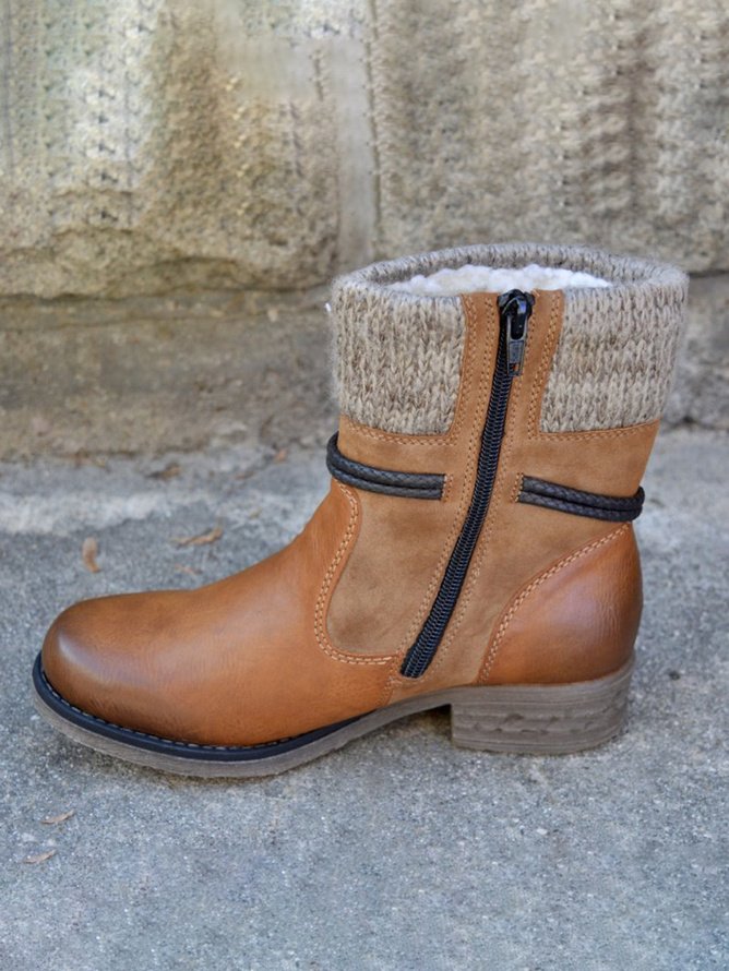 Daily Winter Flat Heel Boots