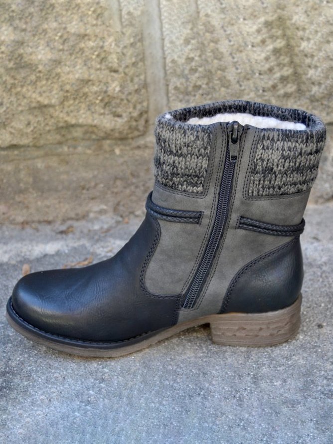 Daily Winter Flat Heel Boots