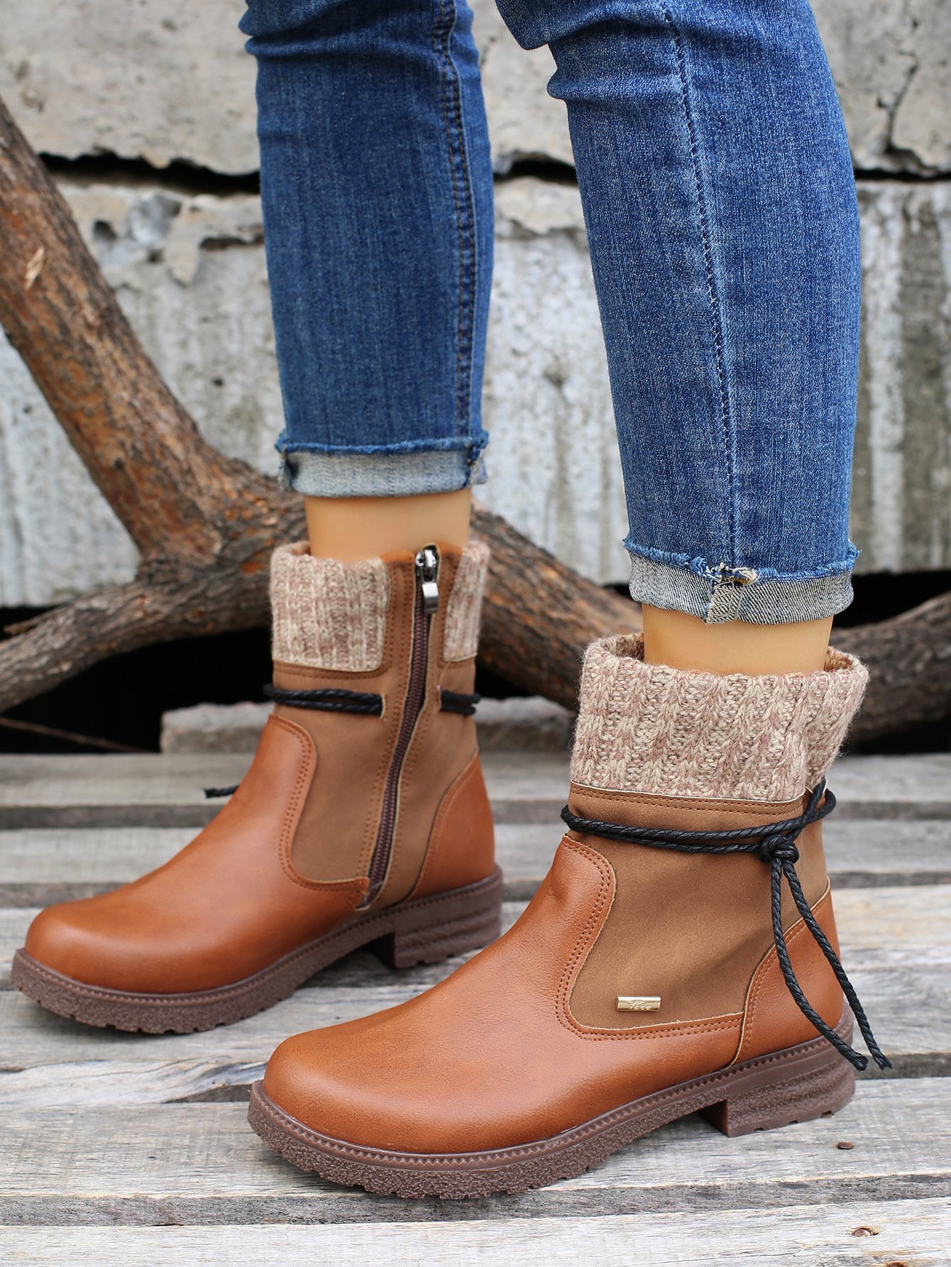 Daily Winter Flat Heel Boots