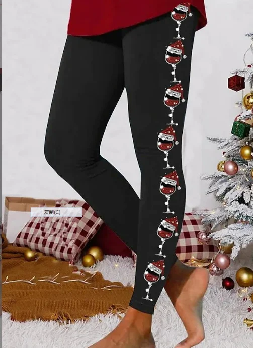 Casual Tight Christmas Leggings