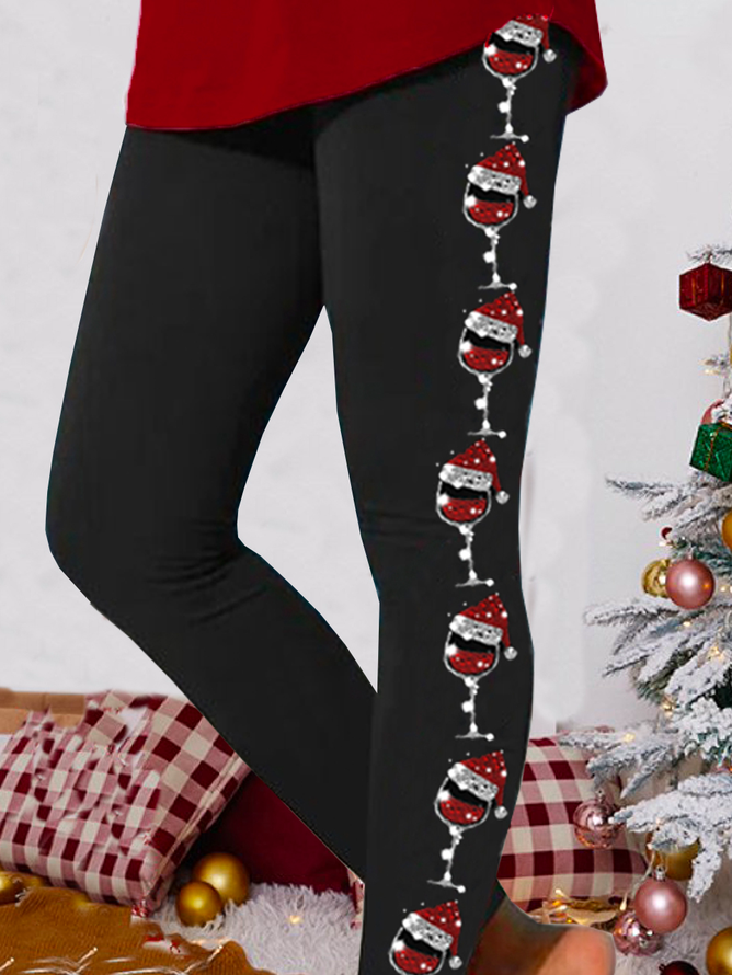 Casual Tight Christmas Leggings