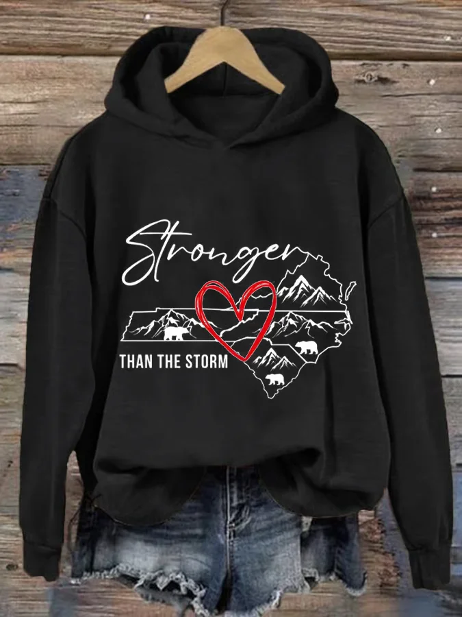 Women's Appalachia Strong Print Casual Hoodie