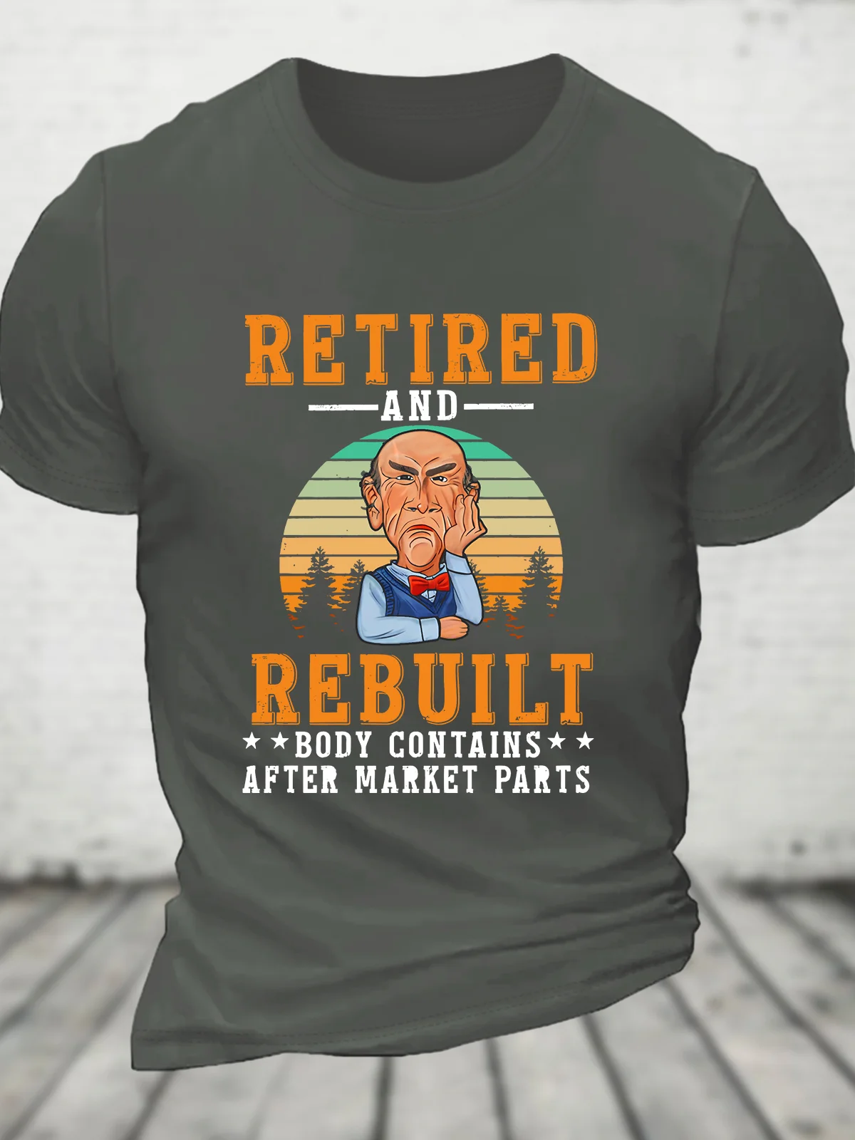 Retired And Rebuilt Cotton T-shirt