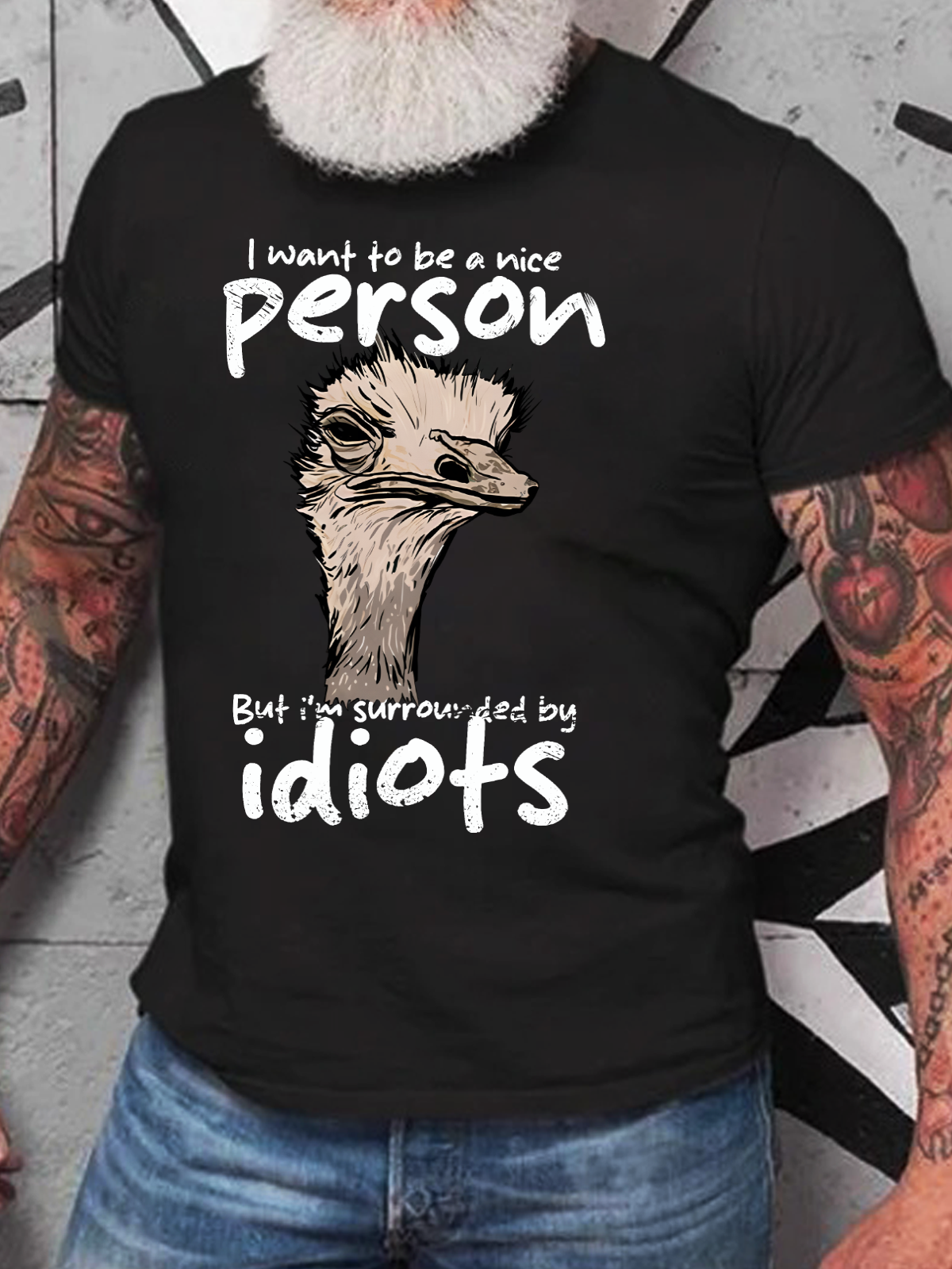 I Am Surrounded By Idiots Cotton T-Shirt