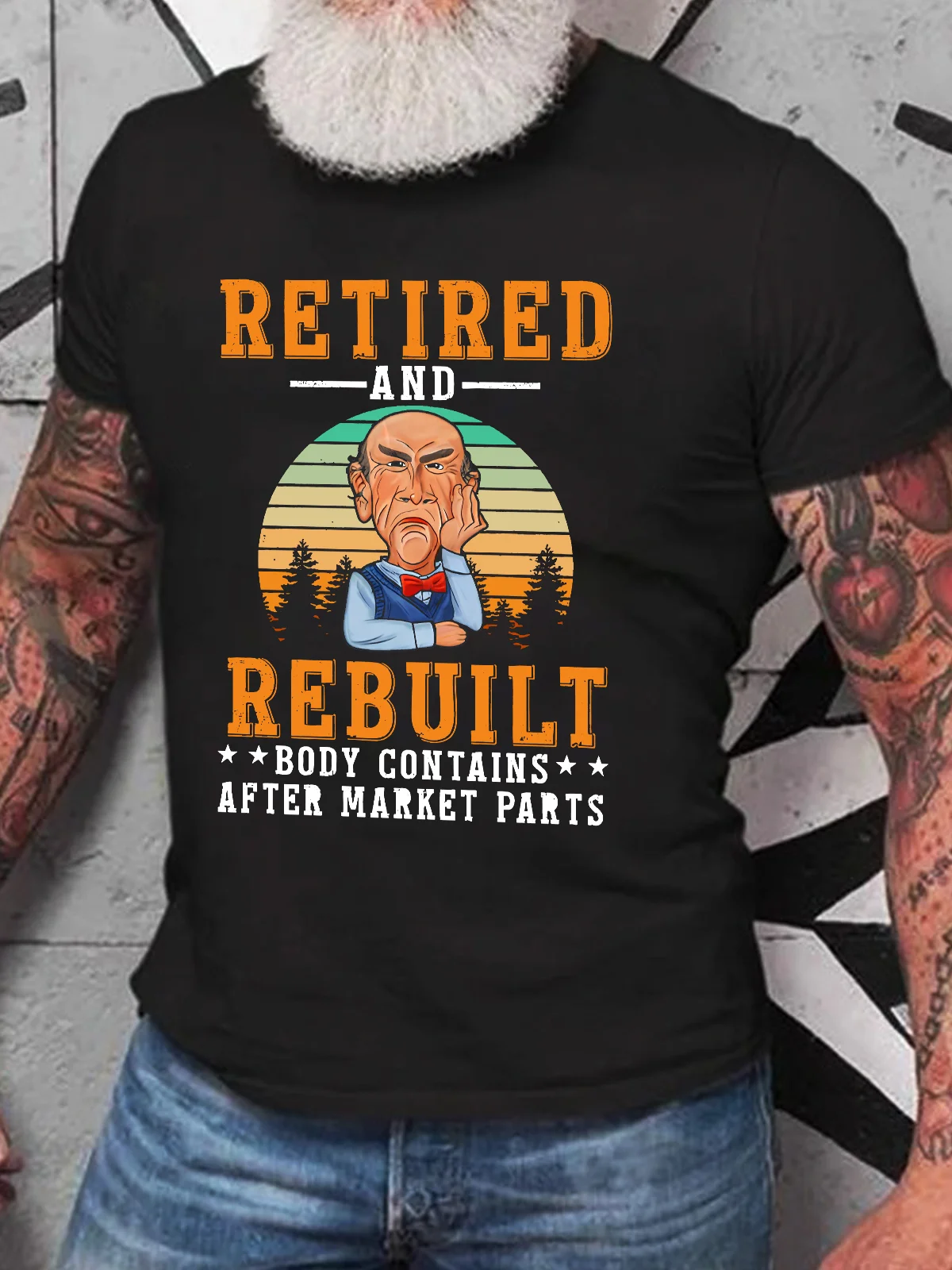 Retired And Rebuilt Cotton T-shirt