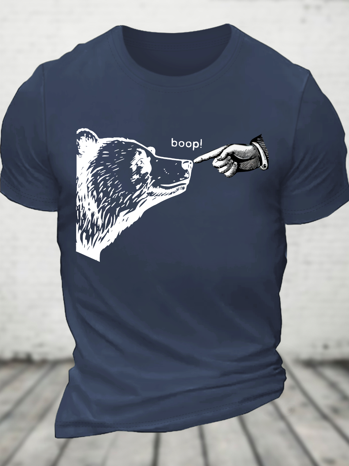 Funny Bear Cotton T-Shirt