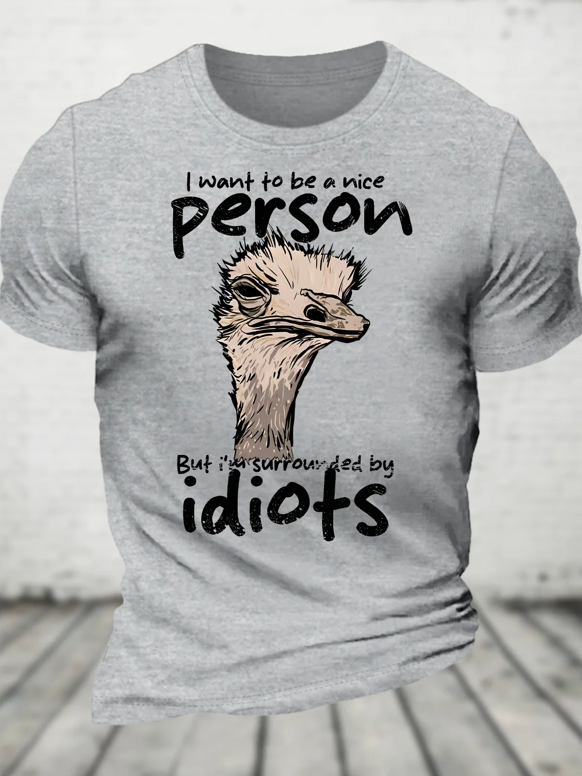 I Am Surrounded By Idiots Cotton T-Shirt