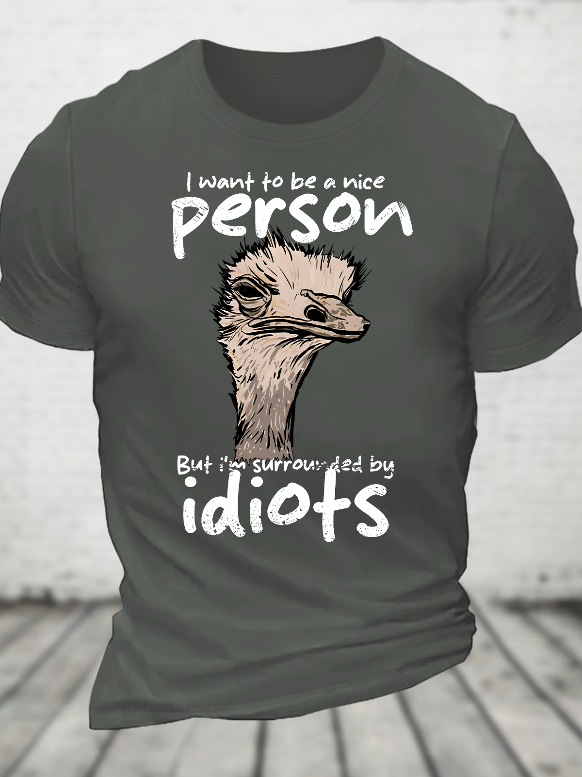 I Am Surrounded By Idiots Cotton T-Shirt