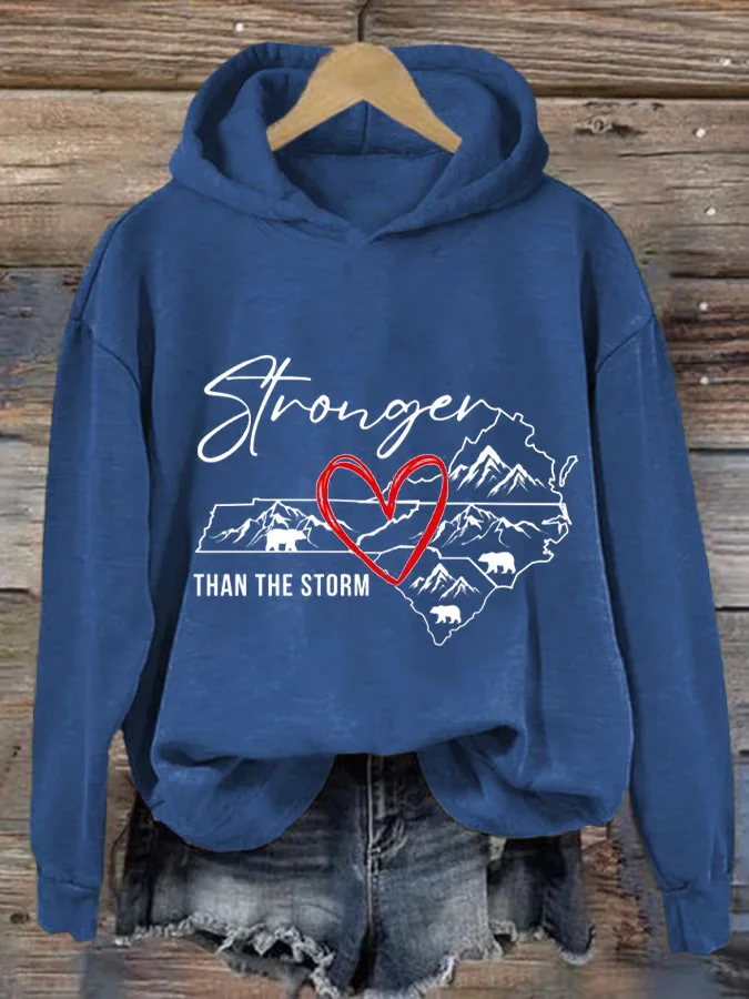 Women's Appalachia Strong Print Casual Hoodie