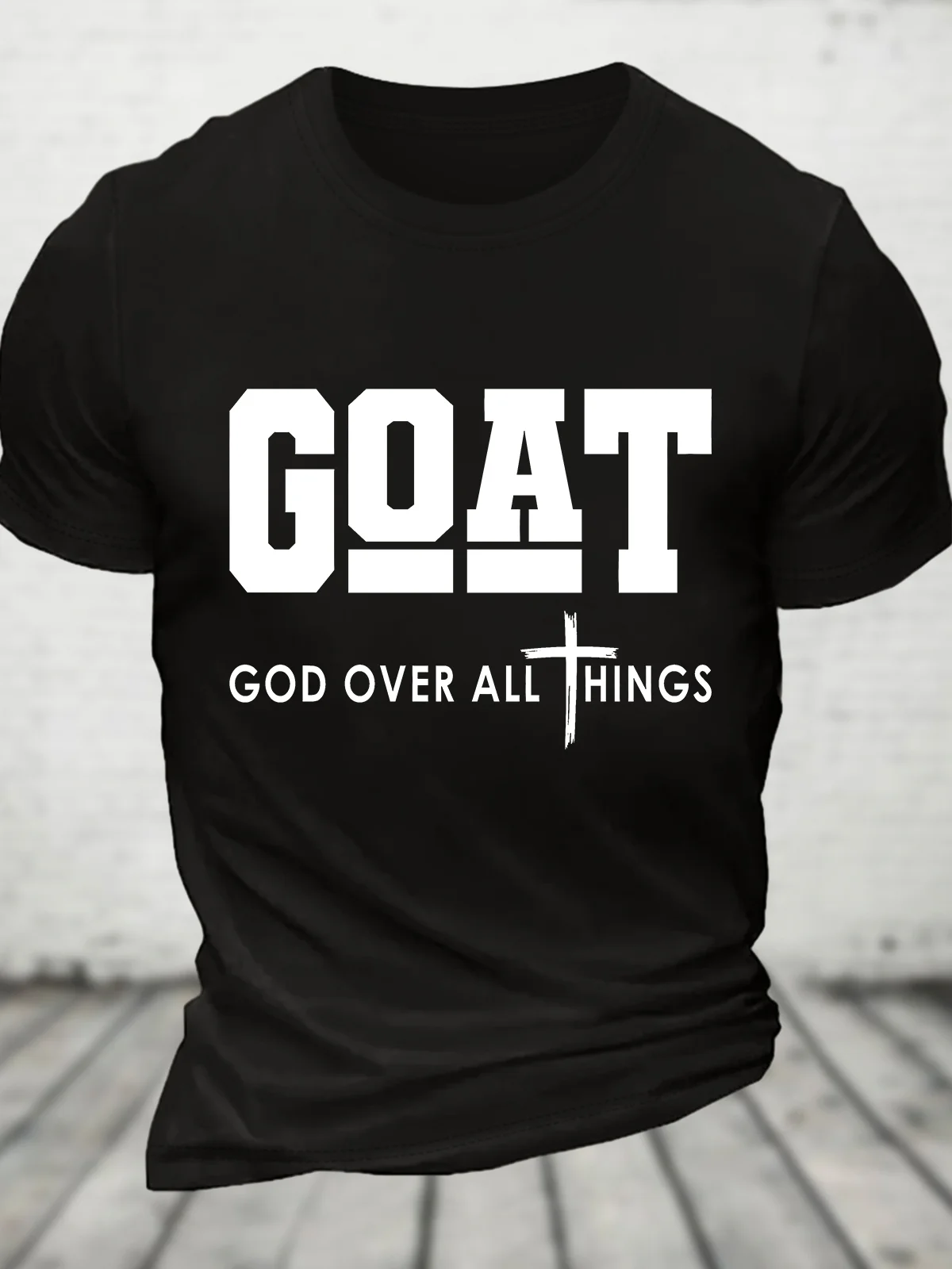 Goat God Over All Things Cotton T-shirt