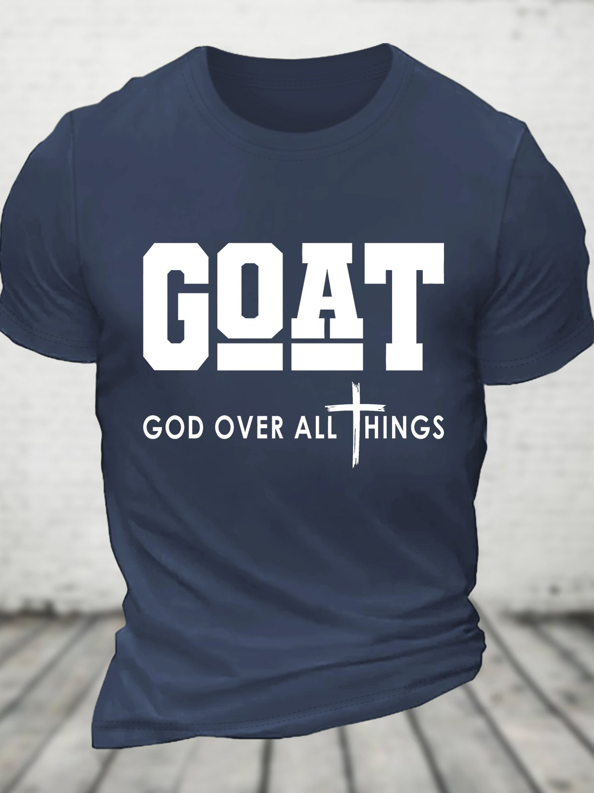 Goat God Over All Things Cotton T-shirt