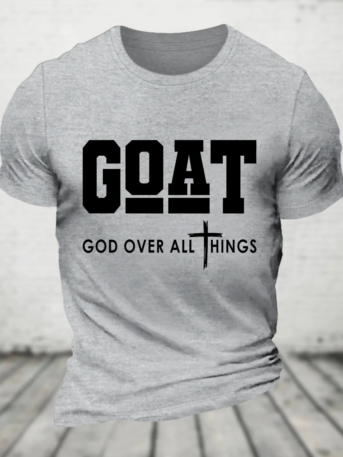 Goat God Over All Things Cotton T-shirt