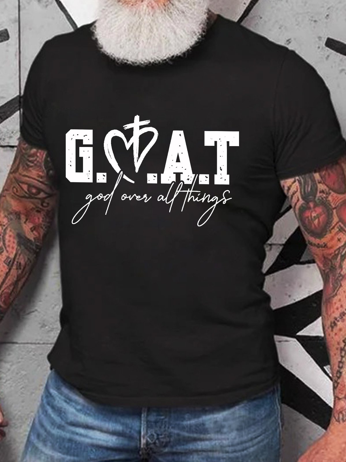 God Over All Things Cotton T-shirt