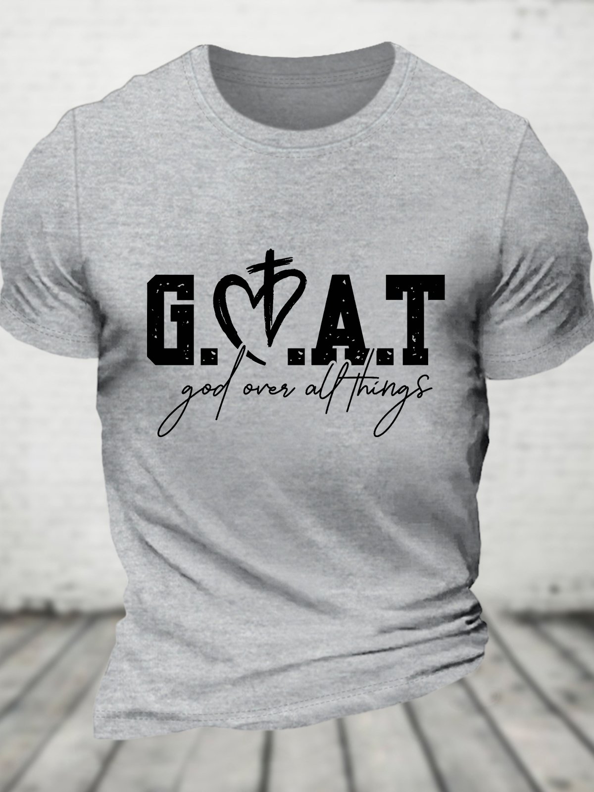 God Over All Things Cotton T-shirt