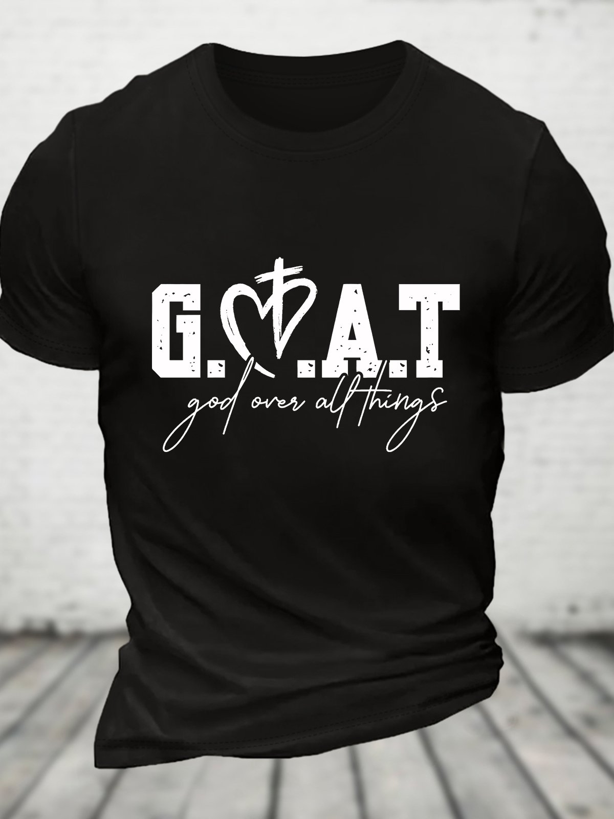 God Over All Things Cotton T-shirt