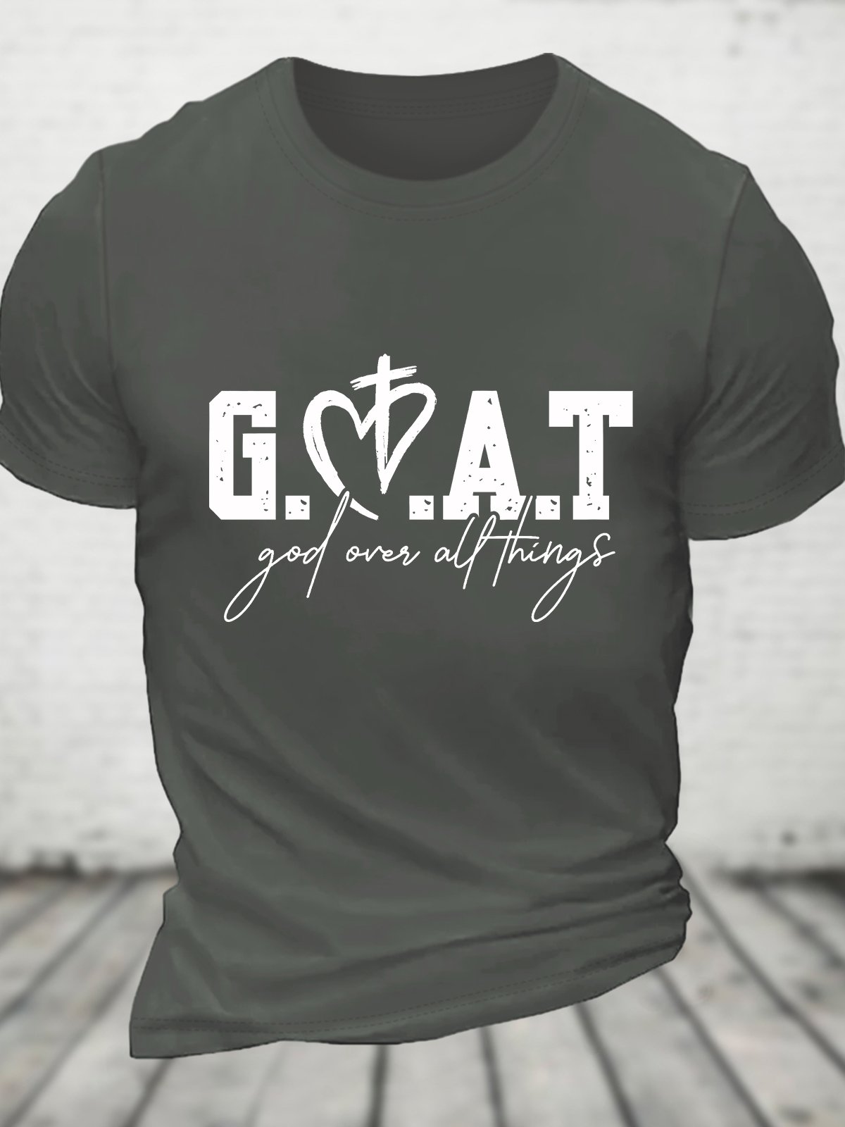 God Over All Things Cotton T-shirt