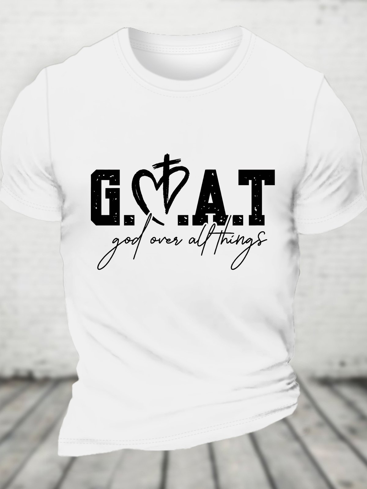 God Over All Things Cotton T-shirt