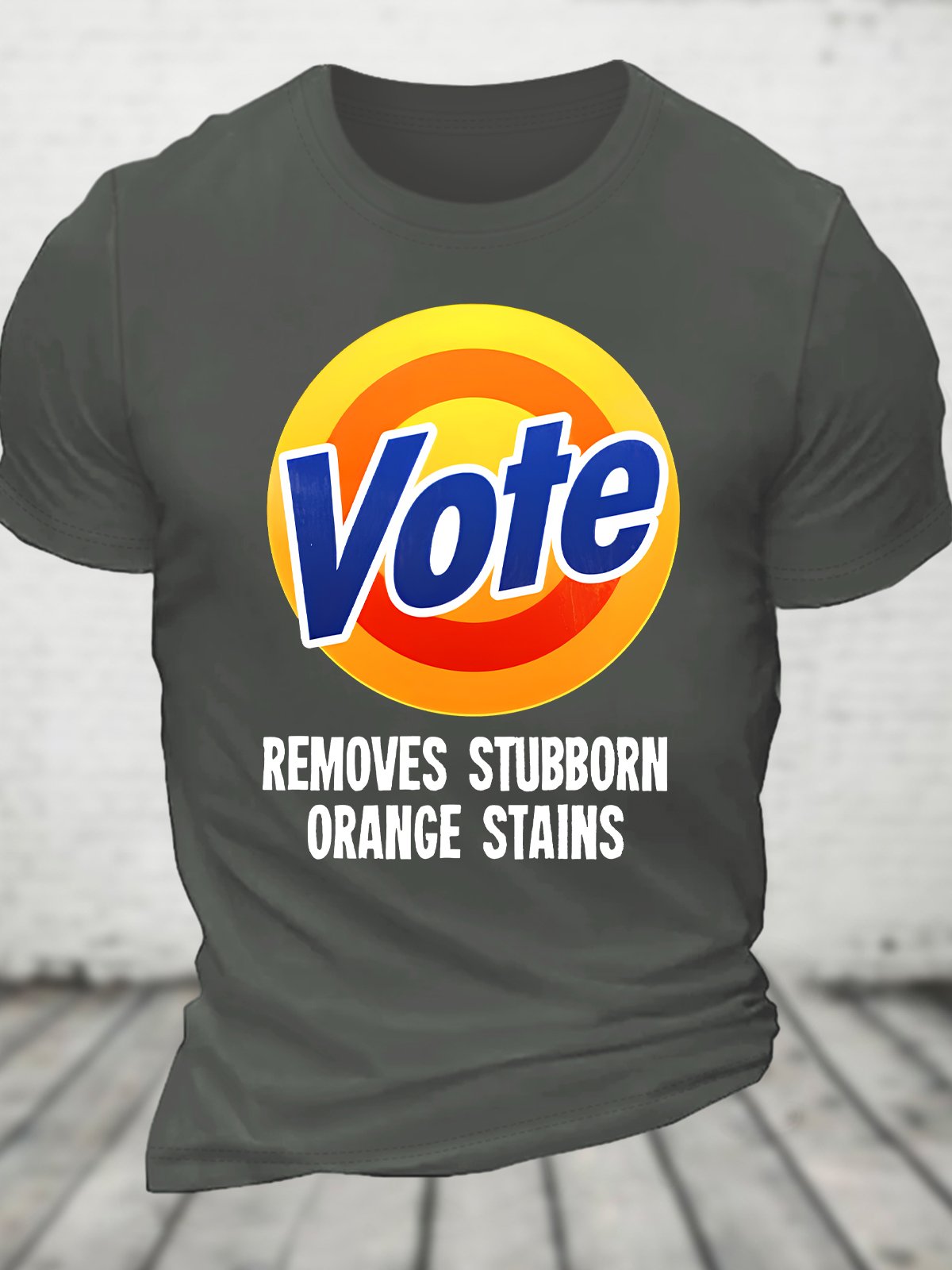 Vote Removes Stubborn Orange Stains Cotton T-shirt