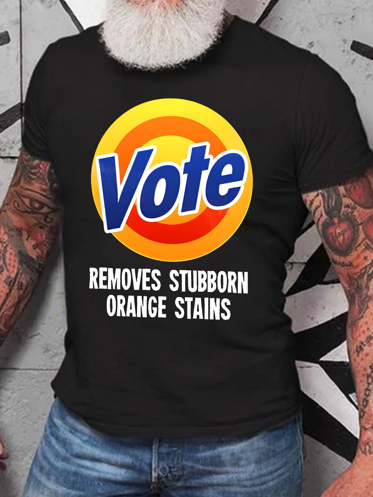 Vote Removes Stubborn Orange Stains Cotton T-shirt