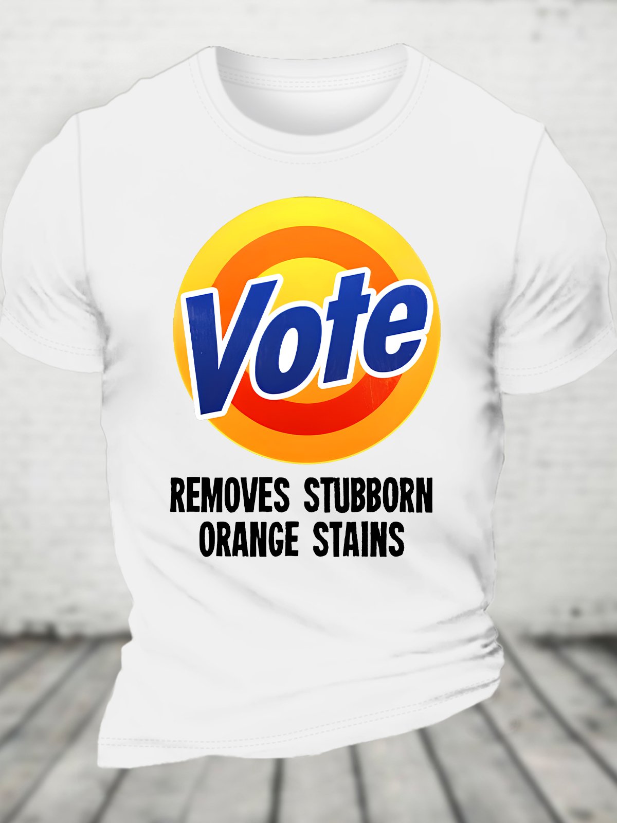 Vote Removes Stubborn Orange Stains Cotton T-shirt