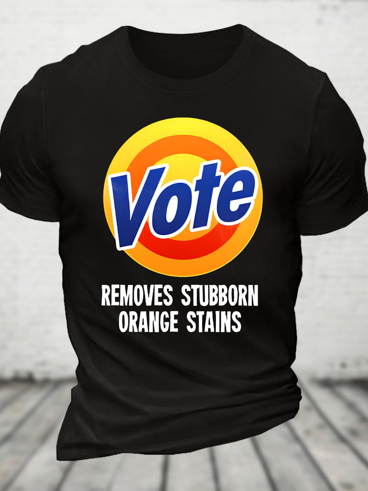 Vote Removes Stubborn Orange Stains Cotton T-shirt