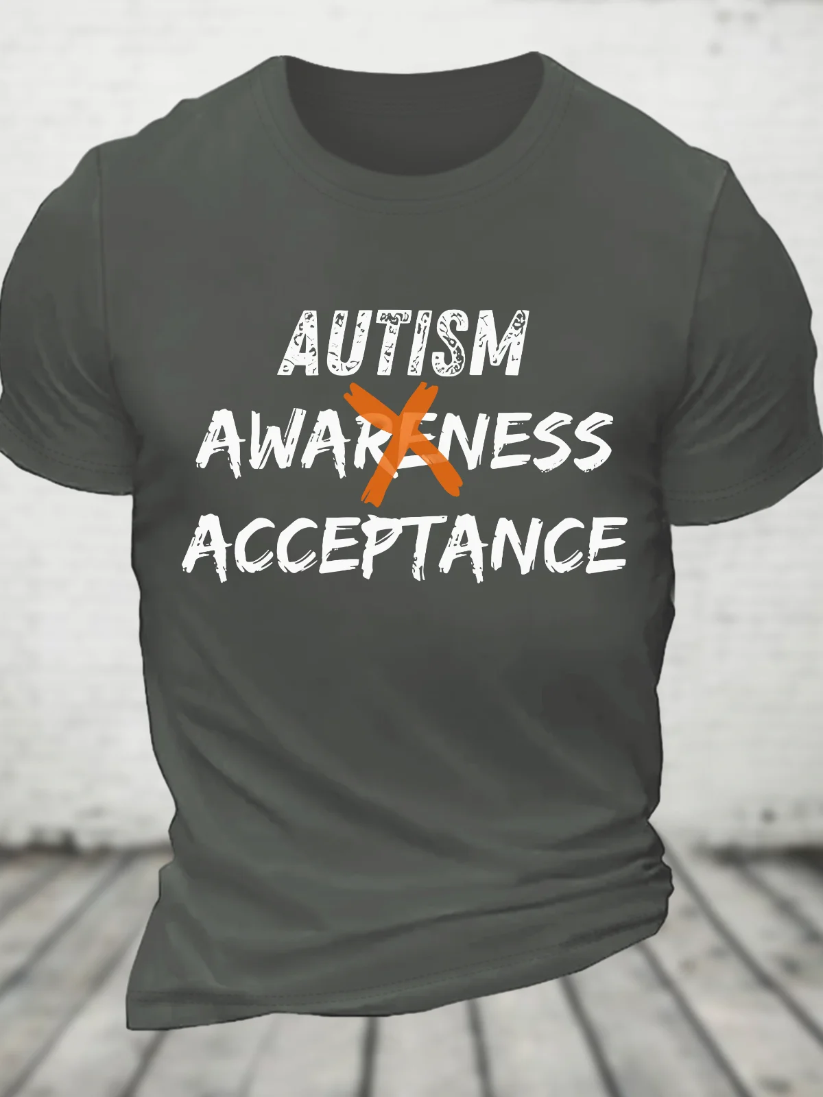 Autism Awareness Acceptance Cotton T-Shirt