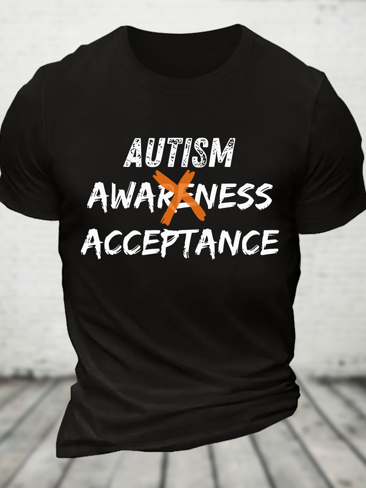 Autism Awareness Acceptance Cotton T-Shirt