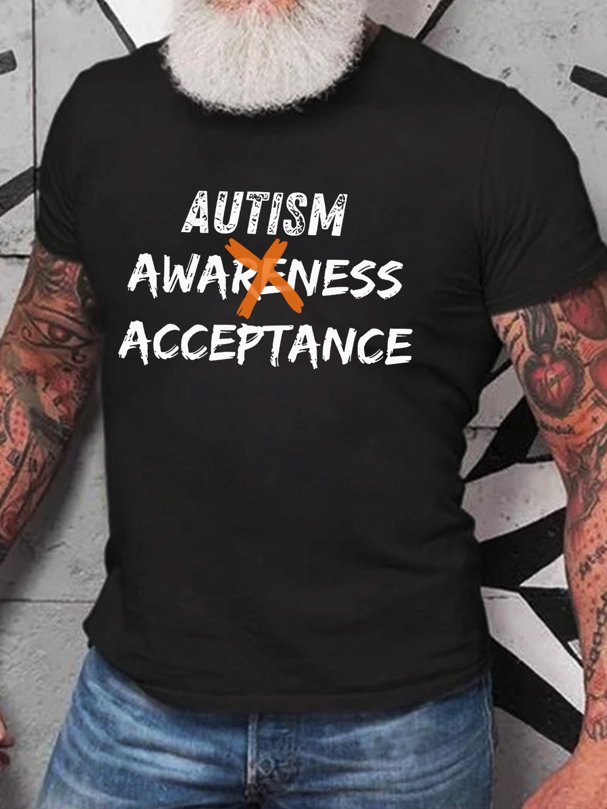 Autism Awareness Acceptance Cotton T-Shirt