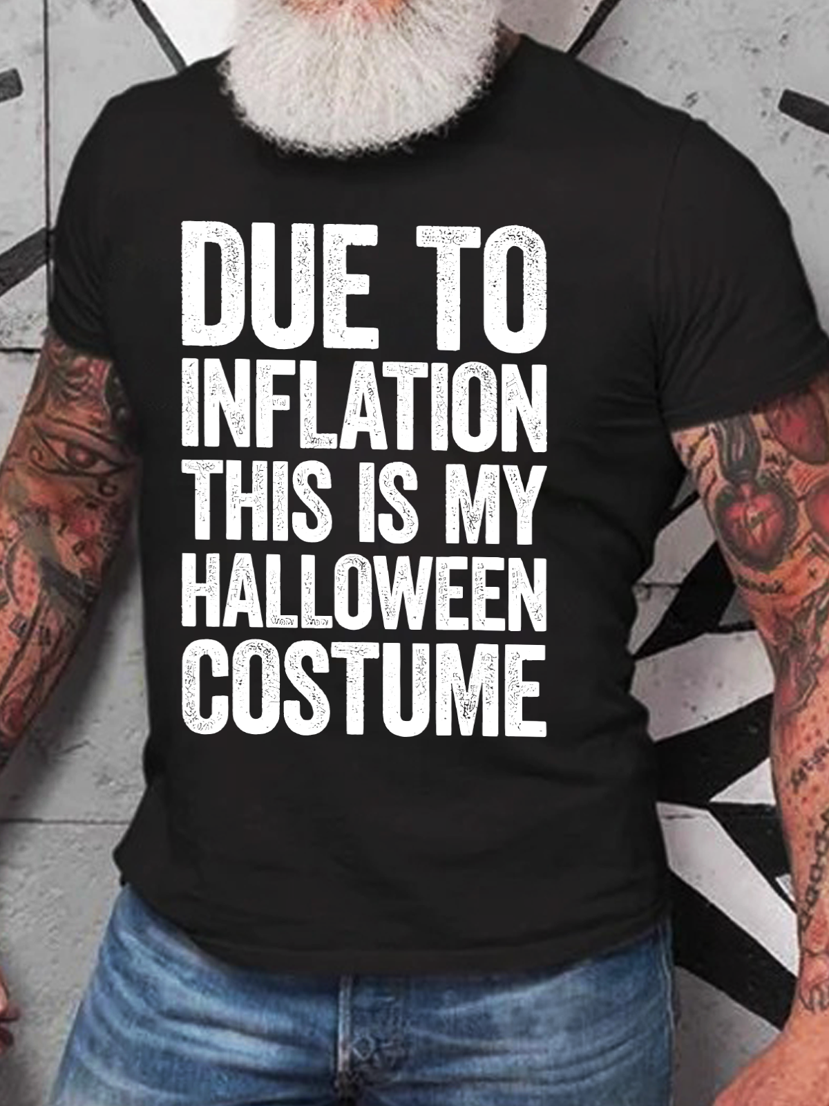 Due To Inflation This Is My Halloween Costume Cotton T-Shirt