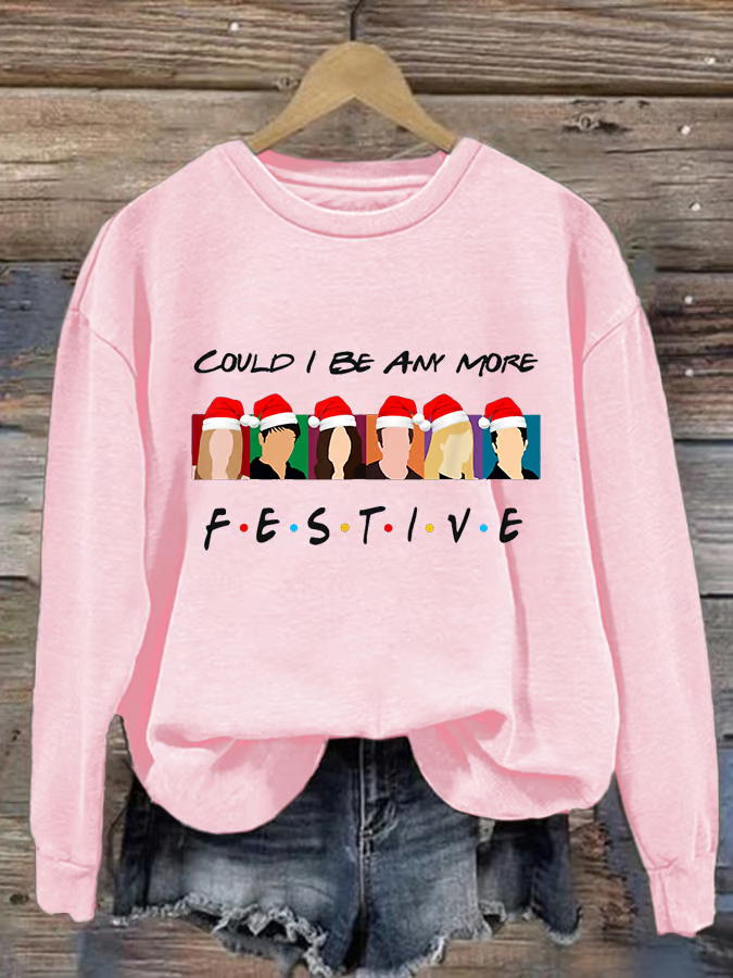 Women's Casual Printed Long Sleeve Sweatshirt