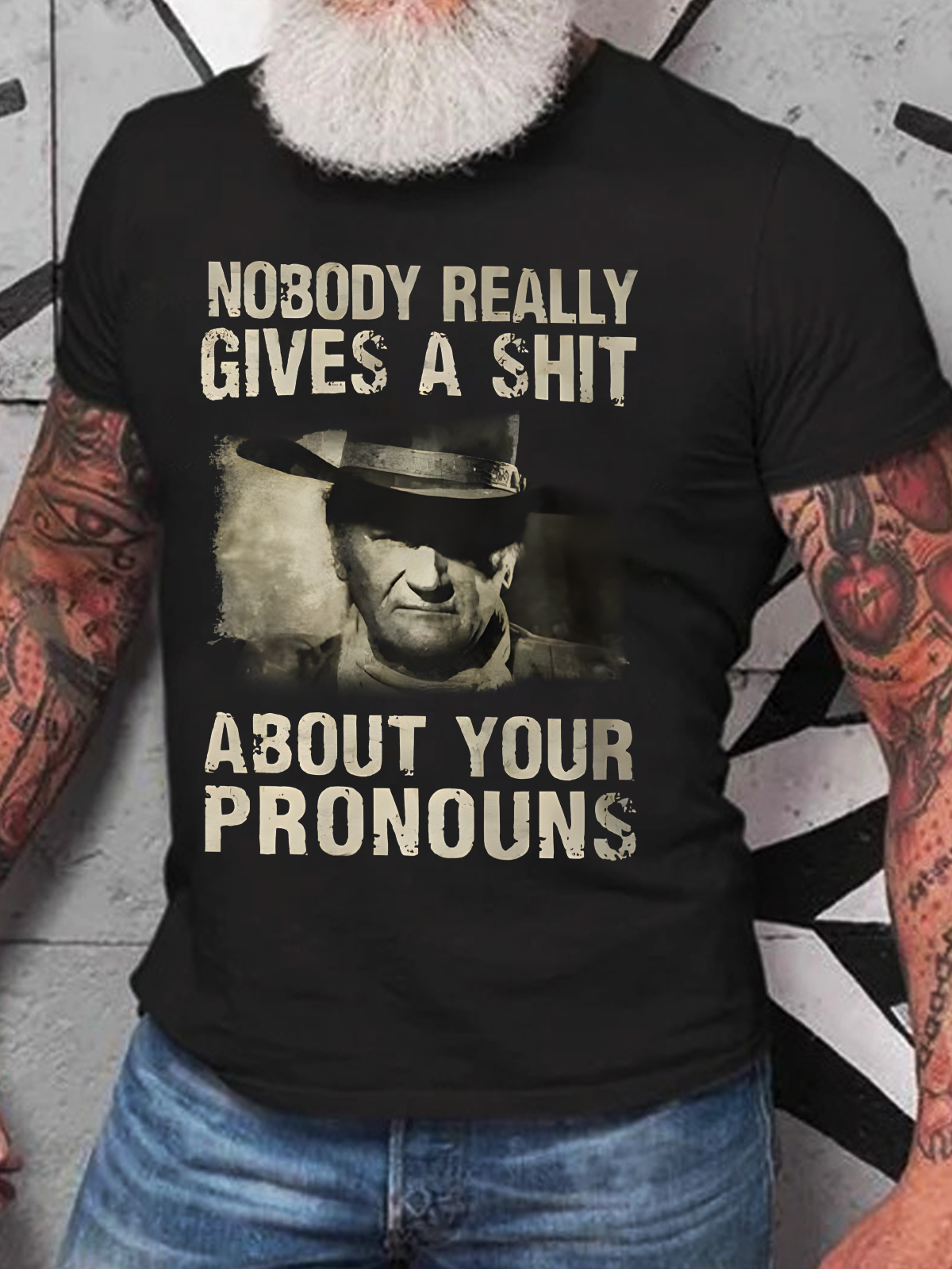 Nobody Really Gives A Shit About Your Pronouns Cotton T-Shirt