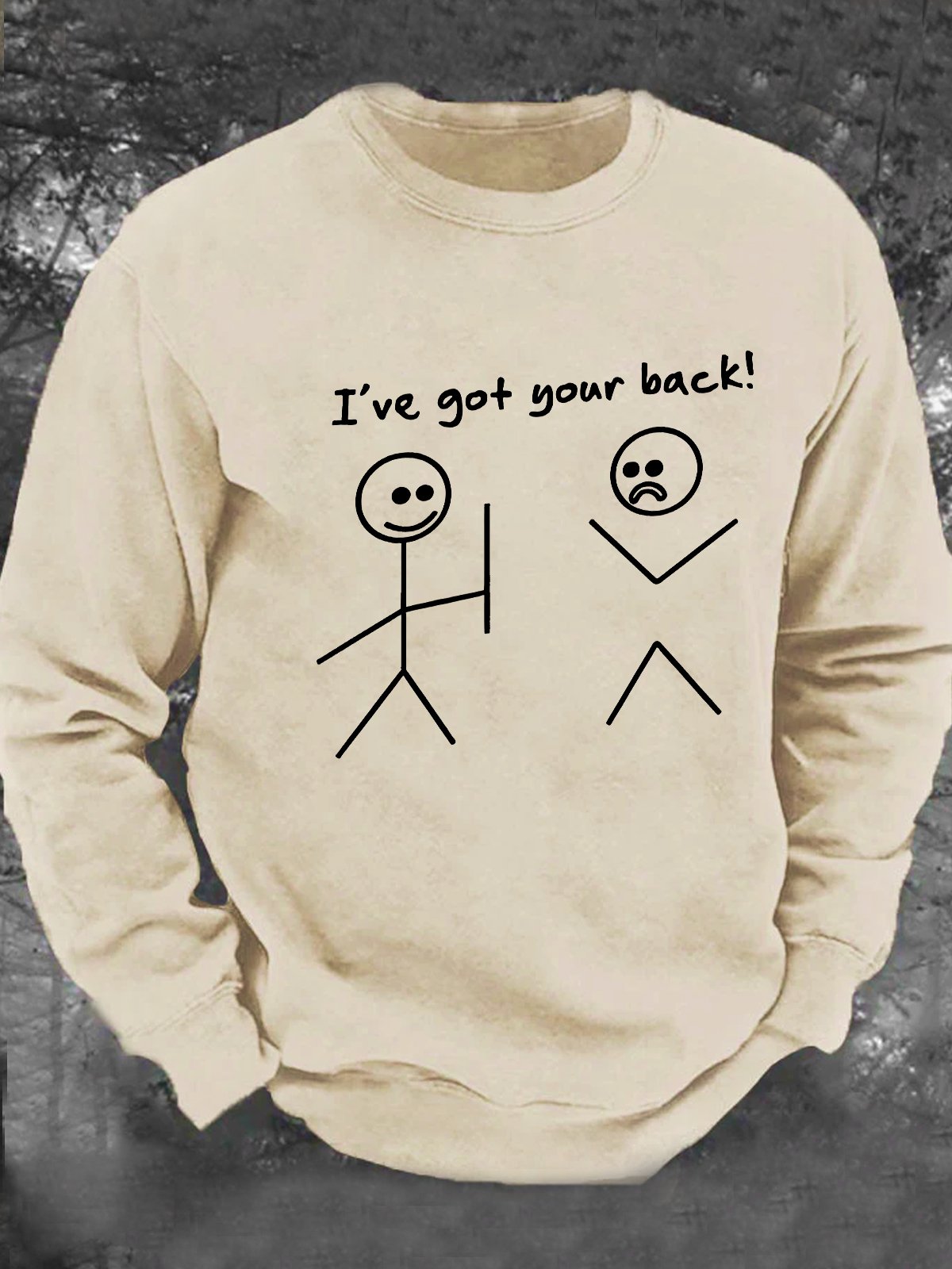 I Got Your Back Stick Men's Casual Sweatshirt