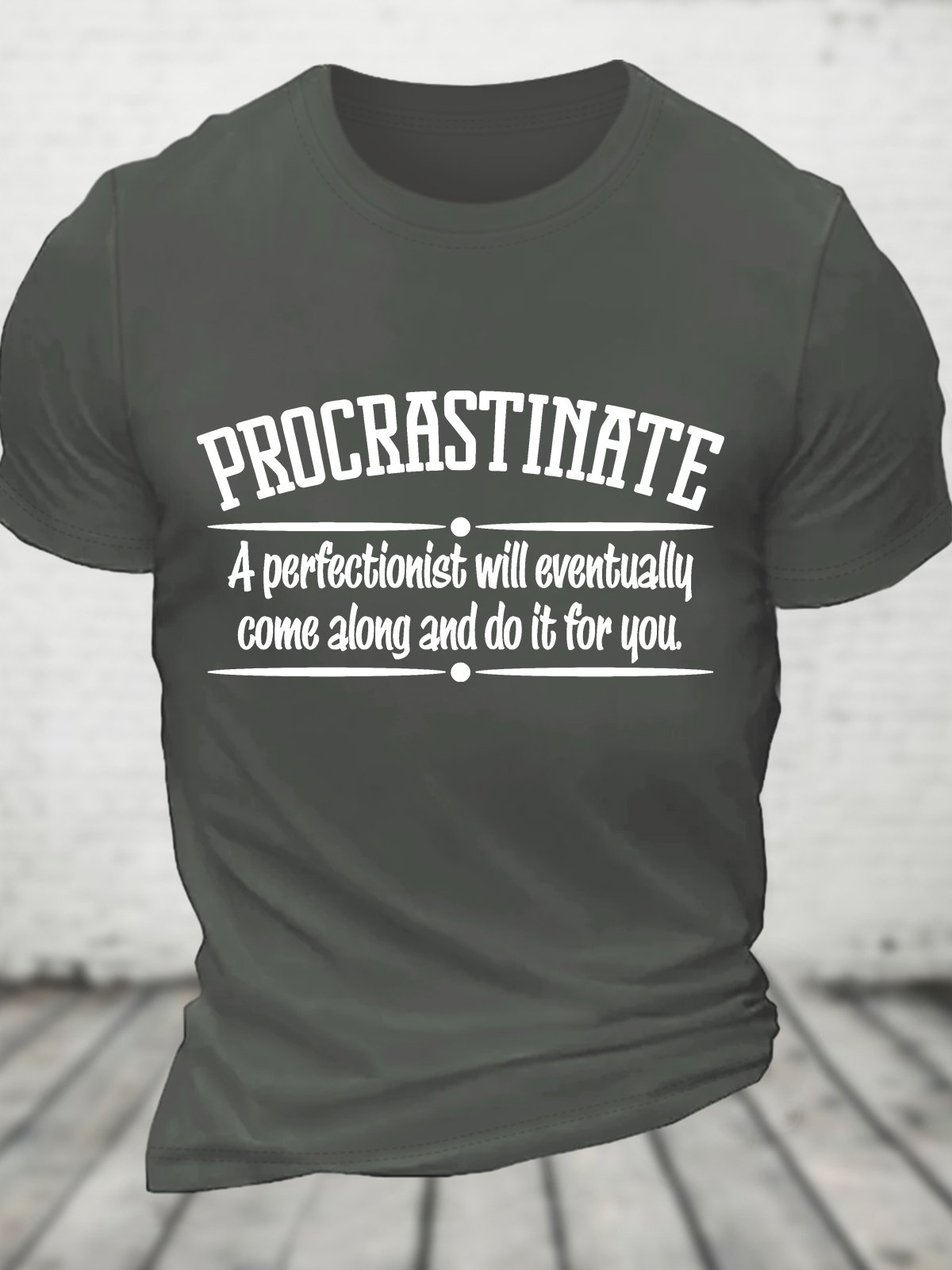 Proactive Procrastinator Cotton T-shirt