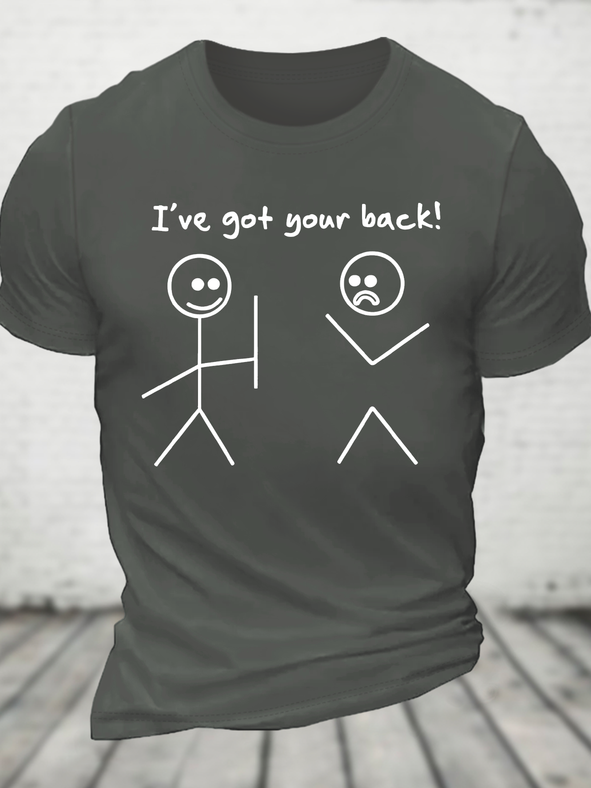 I Got Your Back Stick Cotton T-Shirt