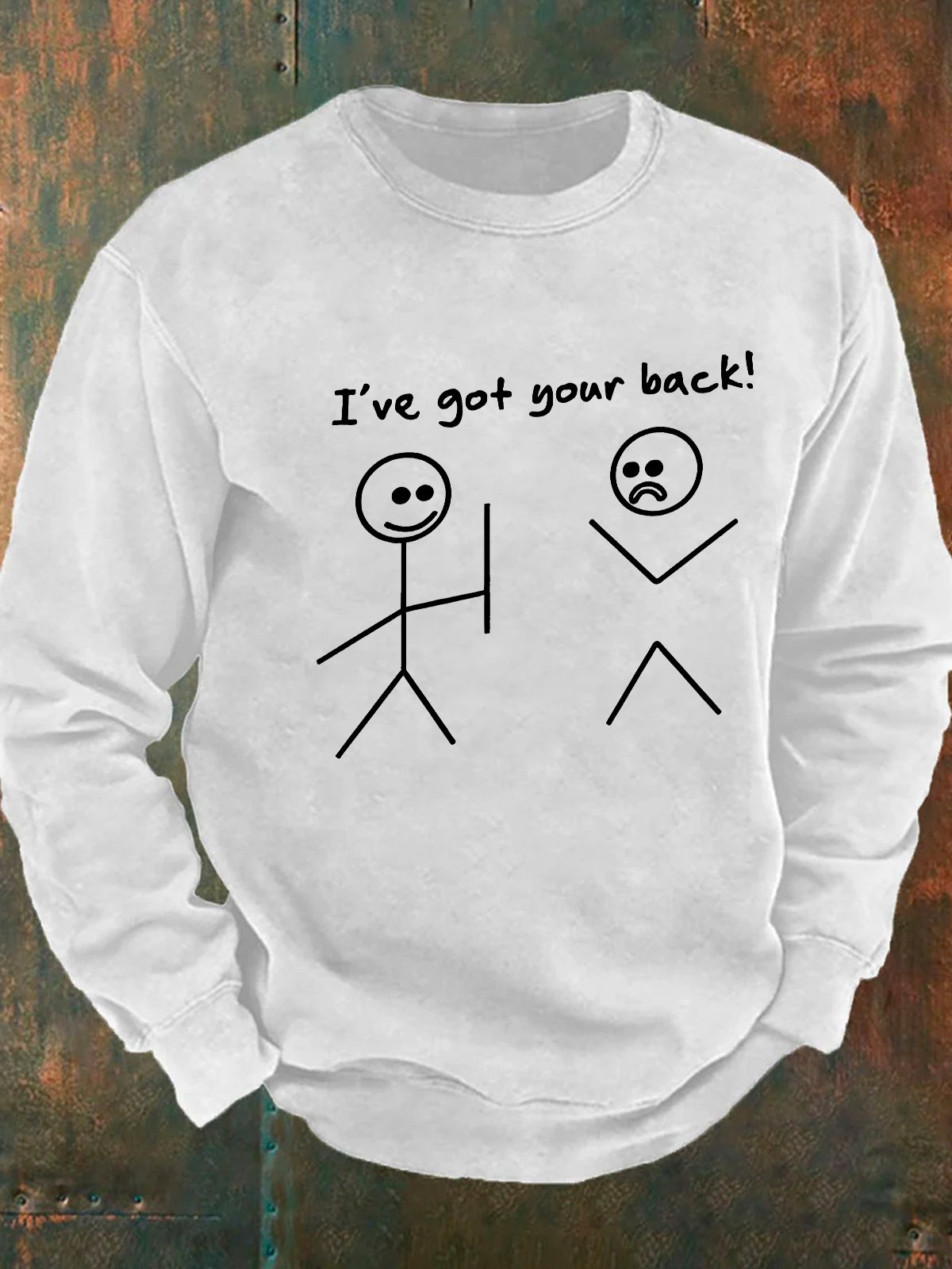 I Got Your Back Stick Men's Casual Sweatshirt