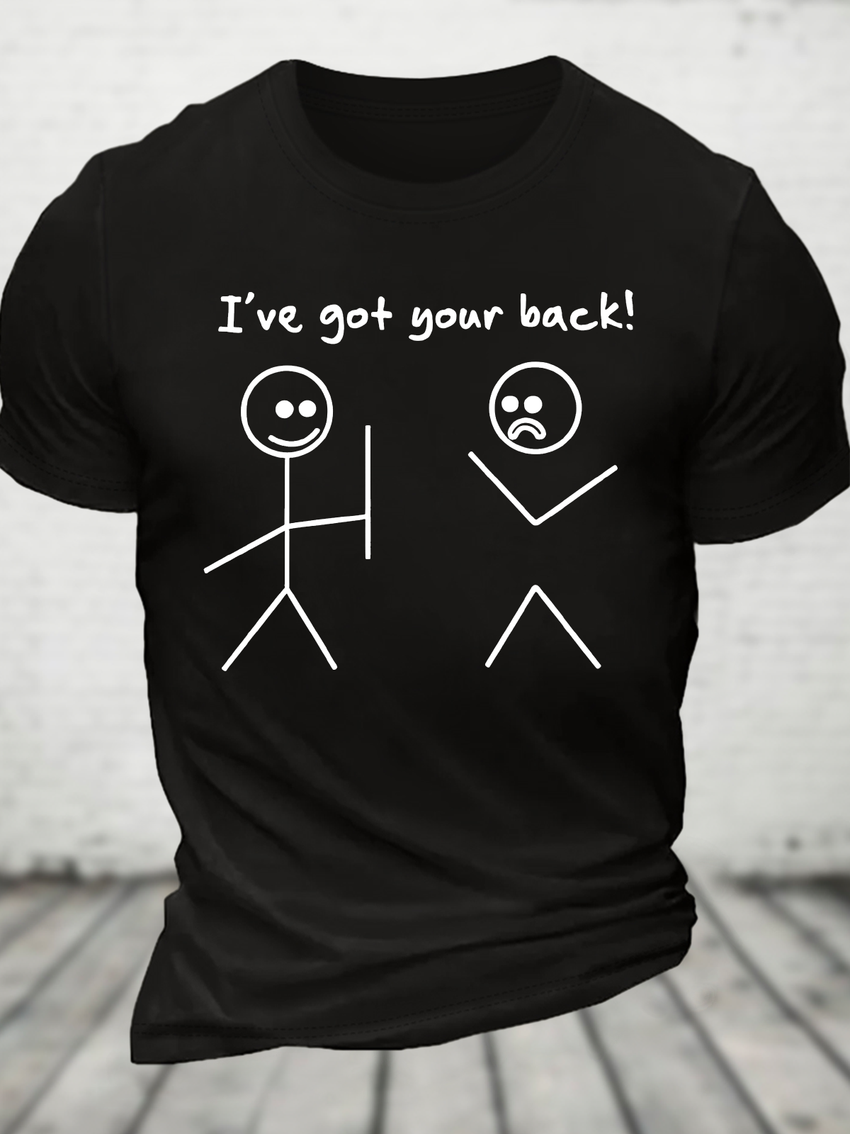 I Got Your Back Stick Cotton T-Shirt