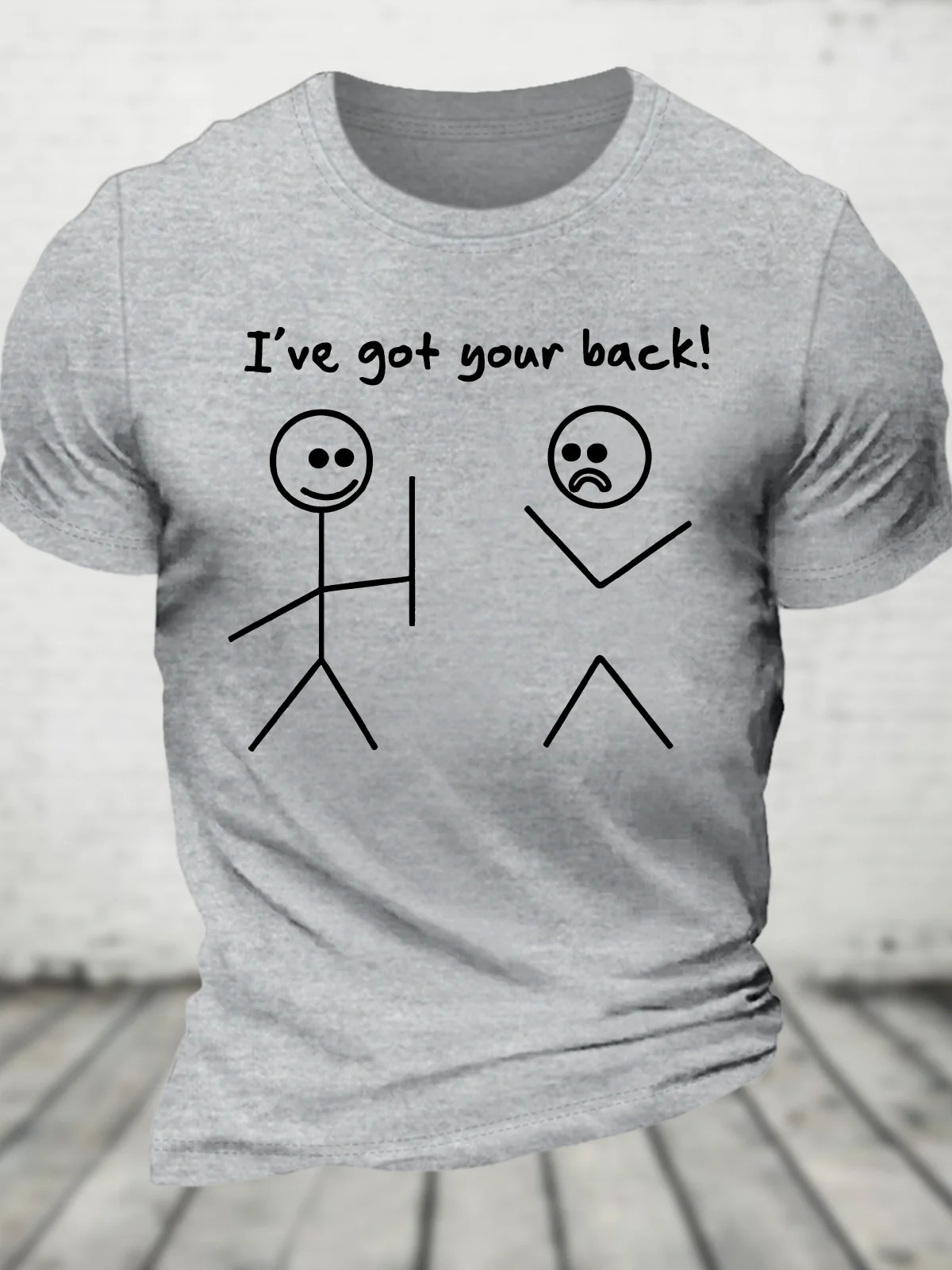 I Got Your Back Stick Cotton T-Shirt