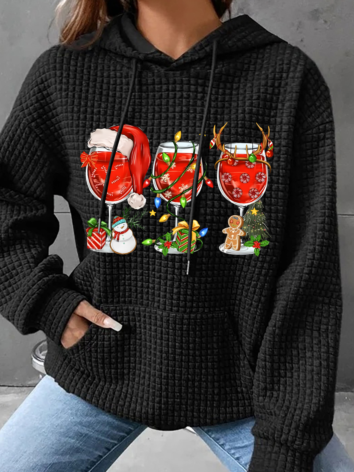 Christmas Wine Sweatshirt