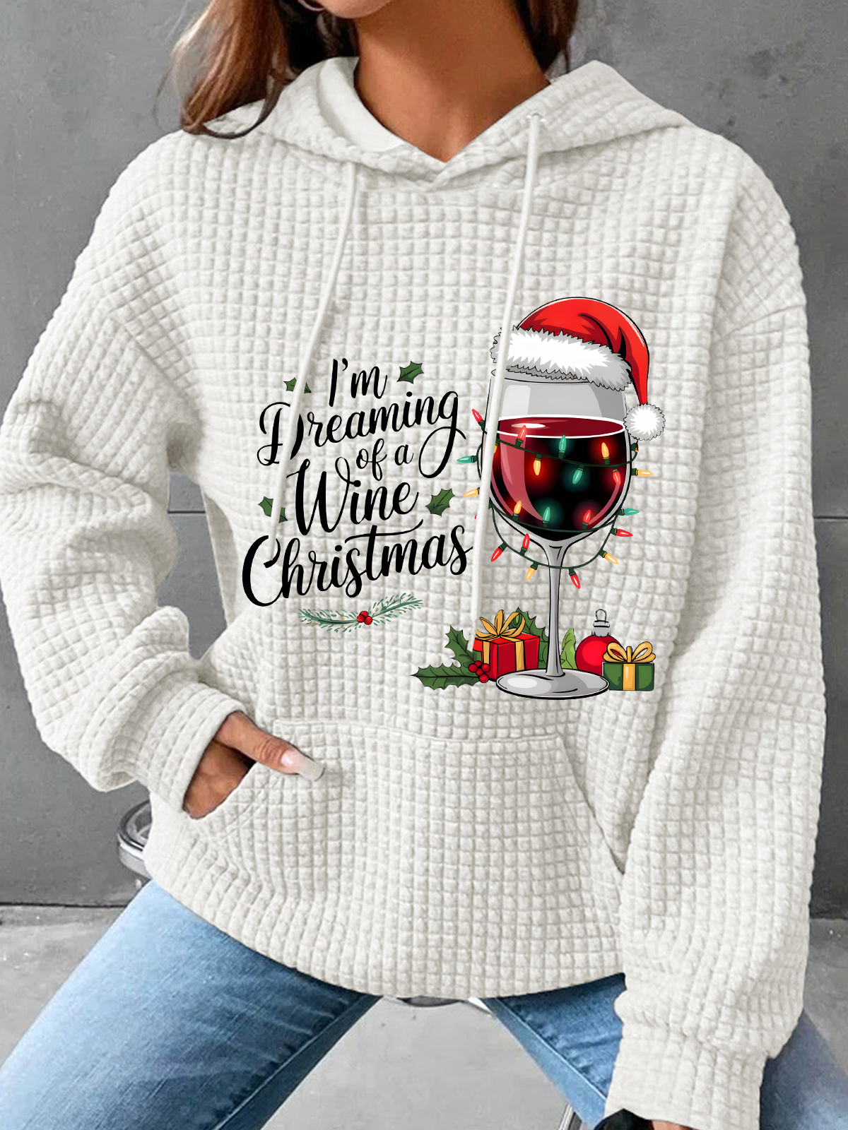 Wine Christmas Sweatshirt